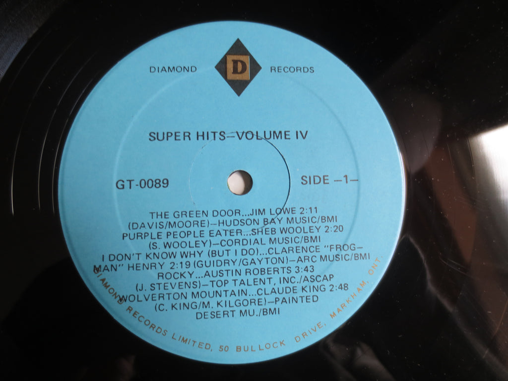 Various Artists – Super Hits Vol. 4 (1982) Vinyl LP