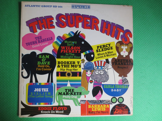 The SUPER Hits, Percy Sledge, Aretha Franklin Lp, Wilson Pickett Record, Barbara Lewis Album, Joe Tex Lp, Eddie Floyd Album, 1967 Records