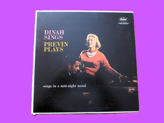 DINAH SHORE, Andre PREVIN, Jazz Music, Vintage Album, 1960 Record, Vinyl Lp