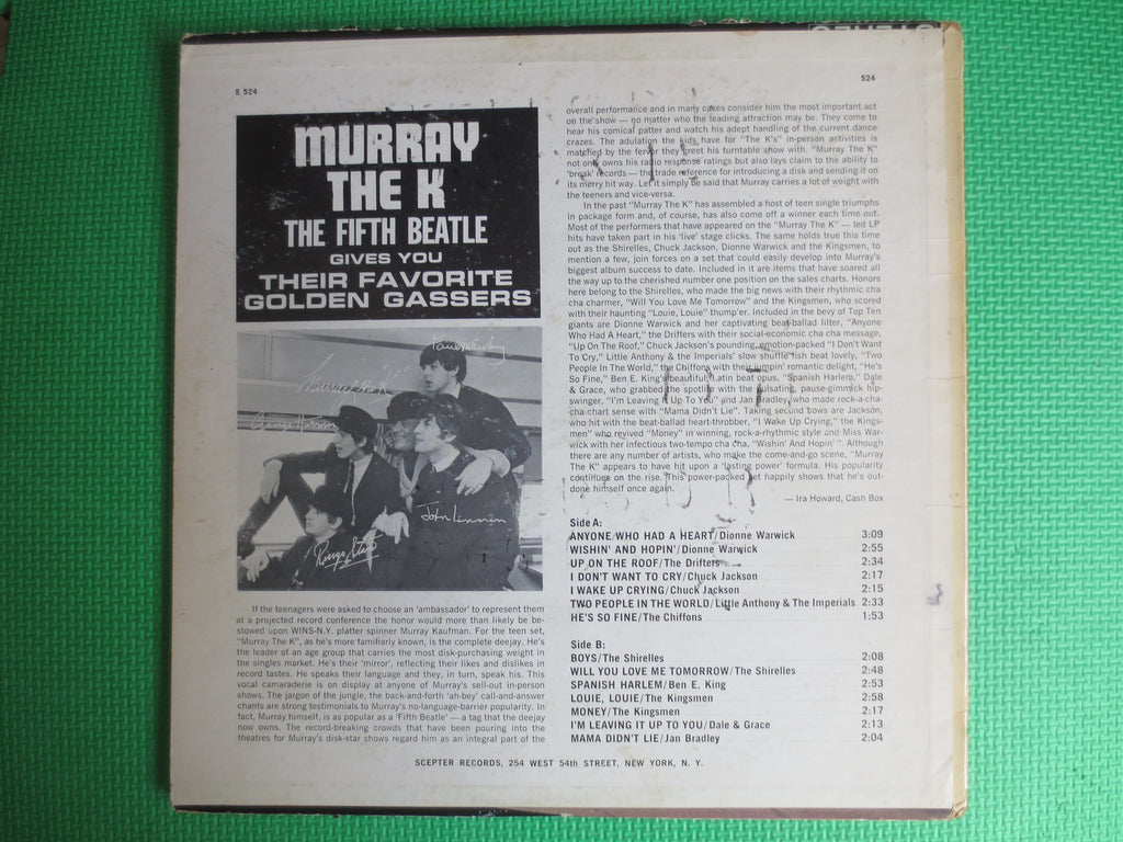 Murray the K, The Fifth Beatle, Novelty Record, Vintage Album, 1964 Record, Vinyl Lp