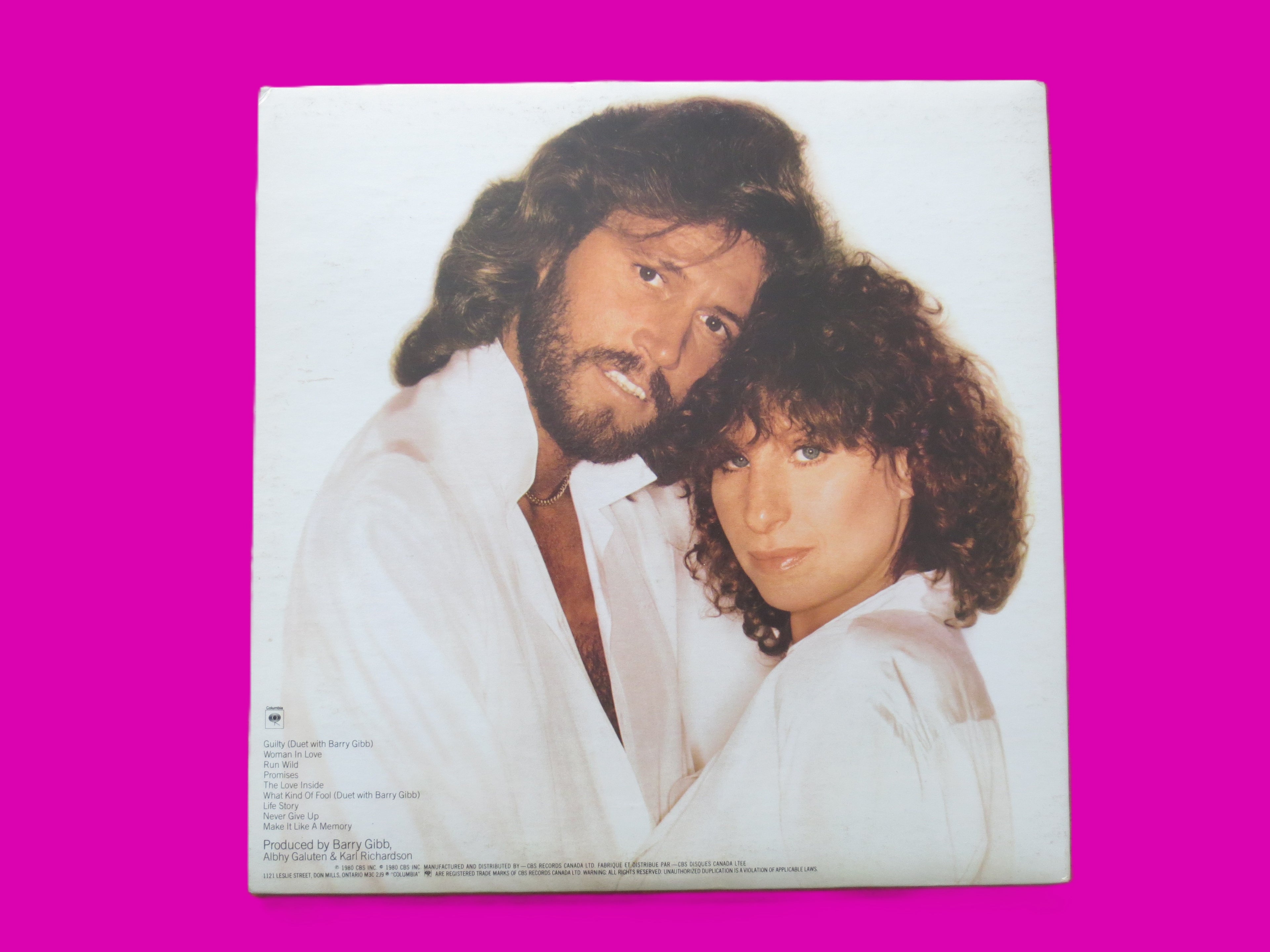 Barbra Streisand – Guilty (1980) Vinyl LP