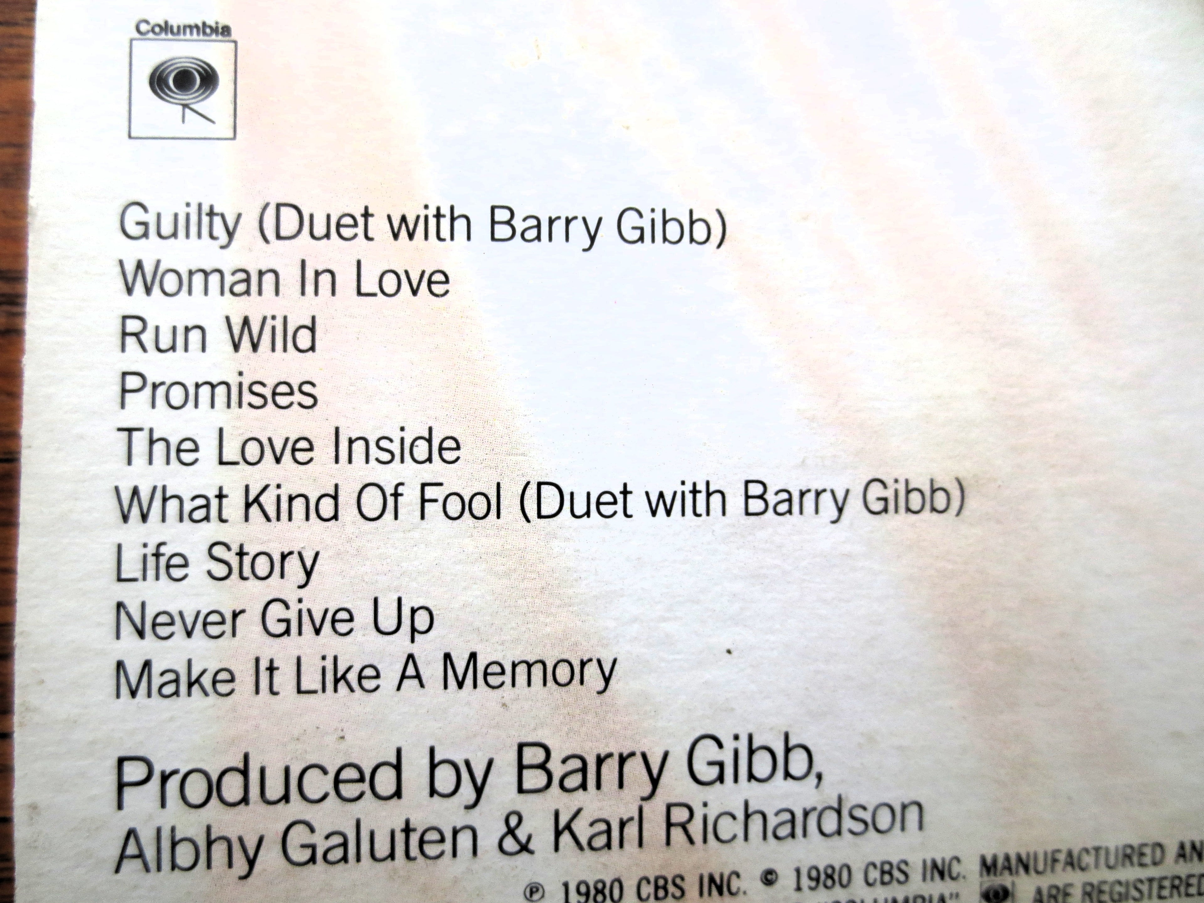 Barbra Streisand – Guilty (1980) Vinyl LP