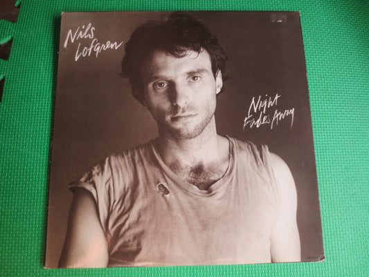 NILS LOFGREN, NIGHT Faders Away, Nils Lofgren Album, Nils Lofgren Record, Nils Lofgren Lp, Vintage Vinyl, Vintage Records, Lps, 1981 Records