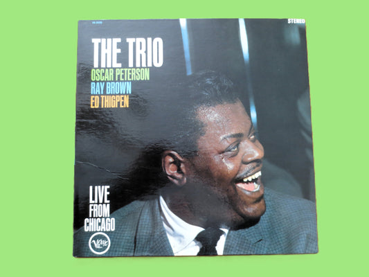 OSCAR PETERSON TRIO, Live from Chicago, Vintage Jazz Album, 1973 Record, Vinyl Lp