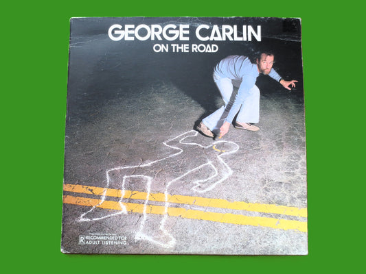 GEORGE CARLIN, On The ROAD, Vintage Comedy Album, 1977 Record, Vinyl Lp
