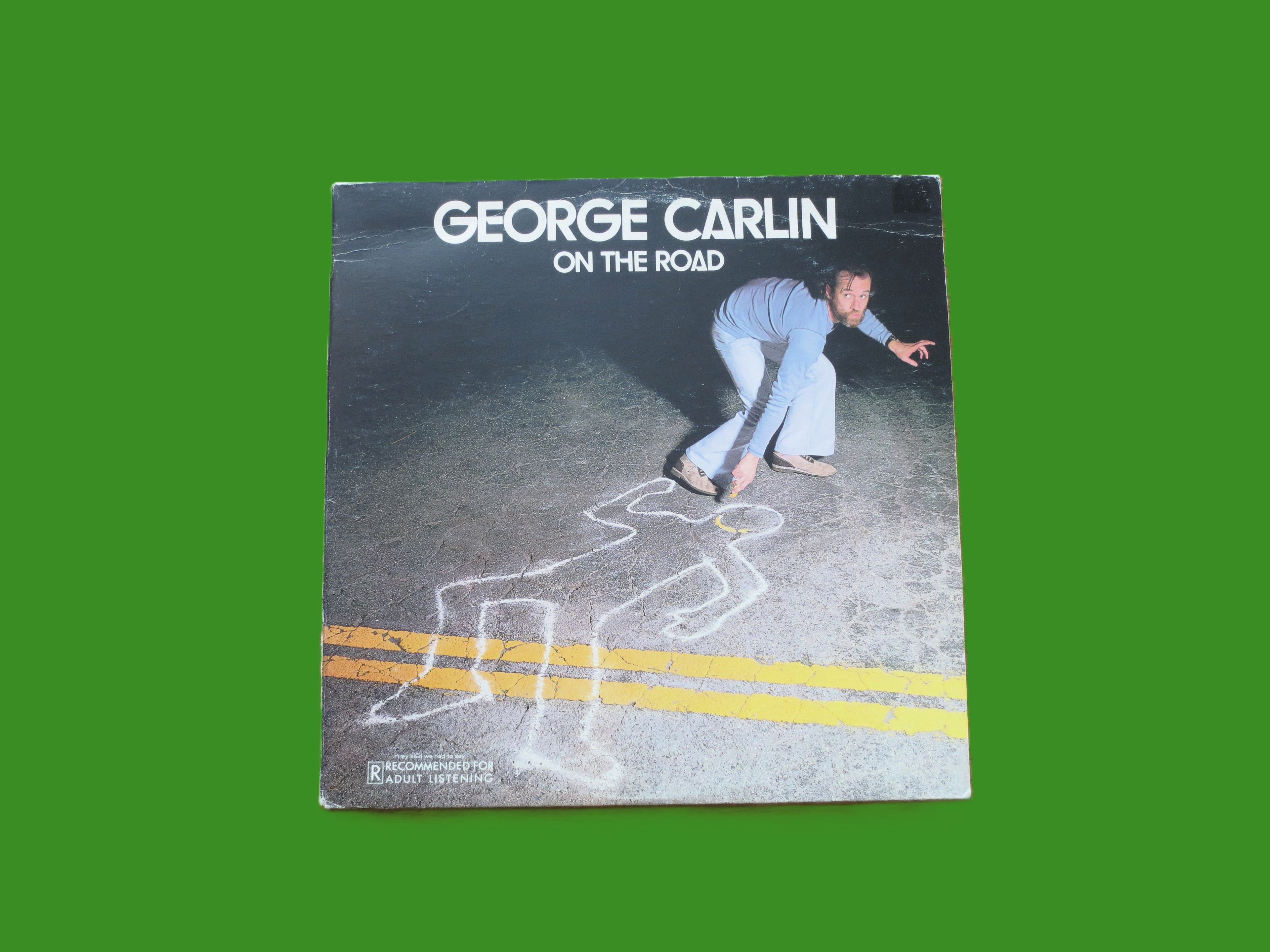 GEORGE CARLIN, On The ROAD, Vintage Comedy Album, 1977 Record, Vinyl Lp