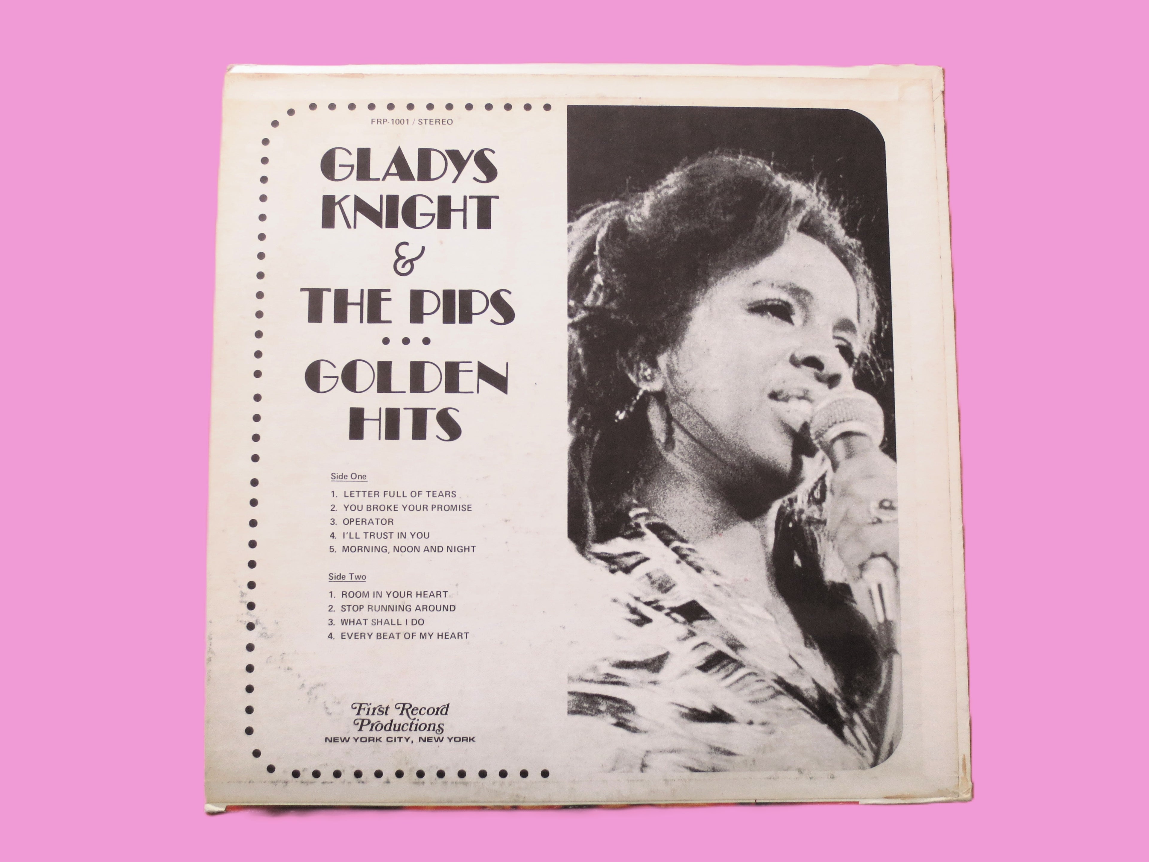 GLADYS KNIGHT and The PIPS, Golden Hits, Vintage Album, 1976 Record, Vinyl Lp