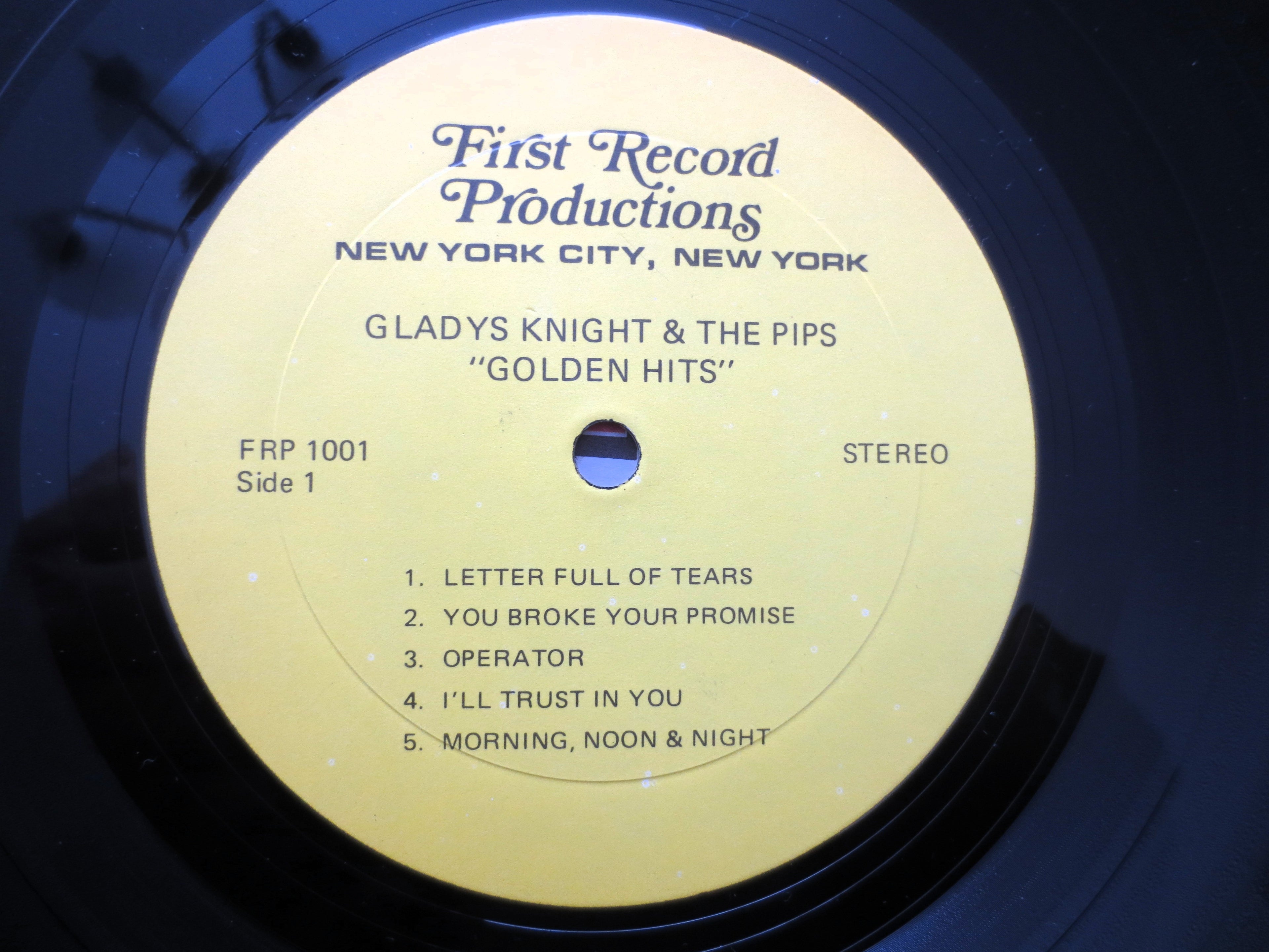 GLADYS KNIGHT and The PIPS, Golden Hits, Vintage Album, 1976 Record, Vinyl Lp