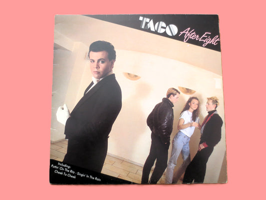 TACO, AFTER EIGHT, Vintage Album, 1982 Record, Vinyl Lp