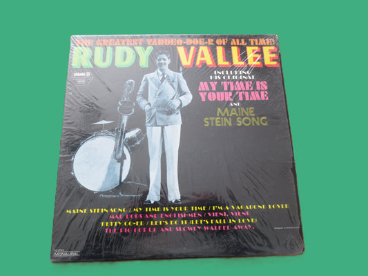 RUDY VALLEE, The Greatest Vaudeo-Doe-R Of All Time, Vintage Album, 1970 Record, Vinyl Lp