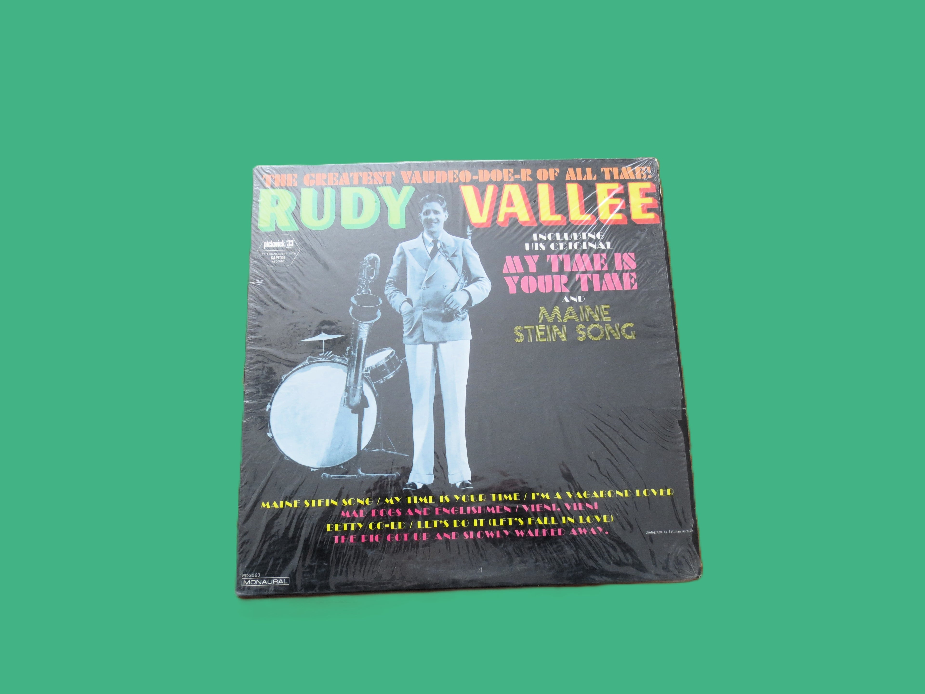 RUDY VALLEE, The Greatest Vaudeo-Doe-R Of All Time, Vintage Album, 1970 Record, Vinyl Lp