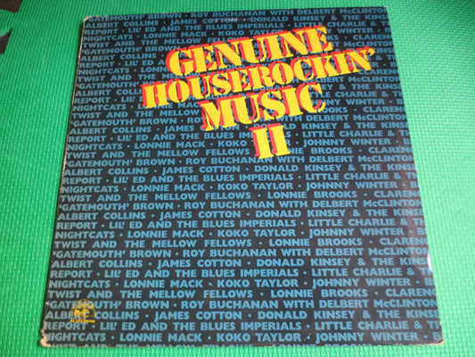 GENUINE HOUSEROCKIN' Music, BLUES Record, Lonnie Mack Record, Koko Taylor Record, James Cotton Record, Blues Album, Blues Lp, 1987 Records