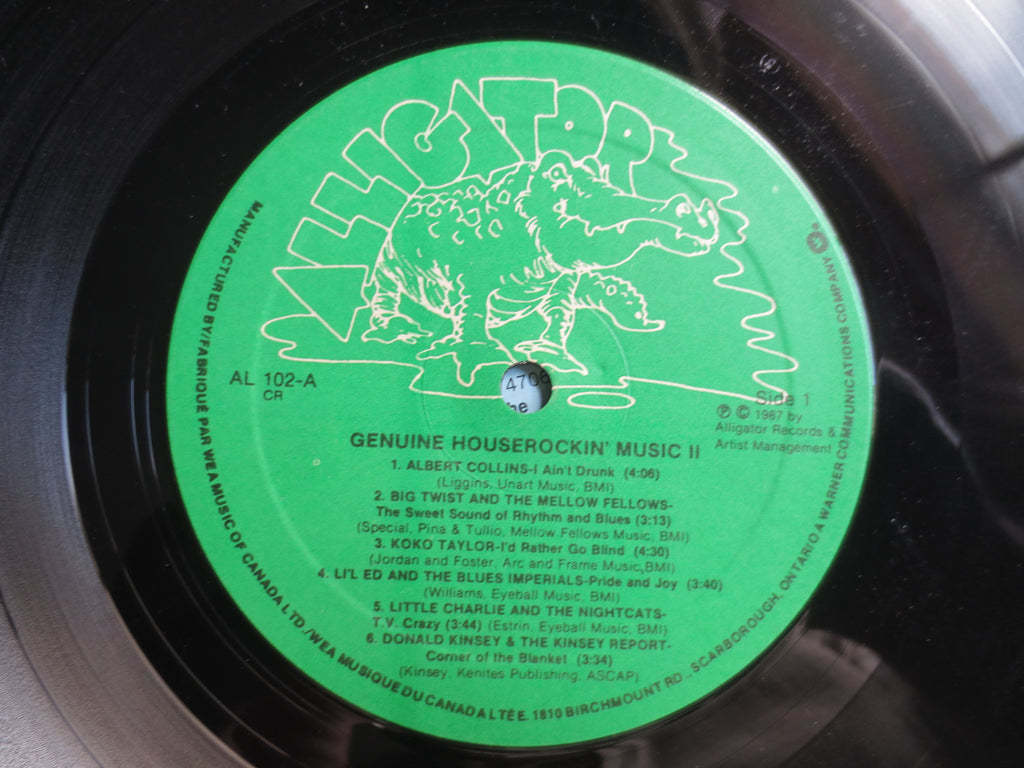 Various Artists – Genuine Houserockin' Music II (1987) Vinyl LP