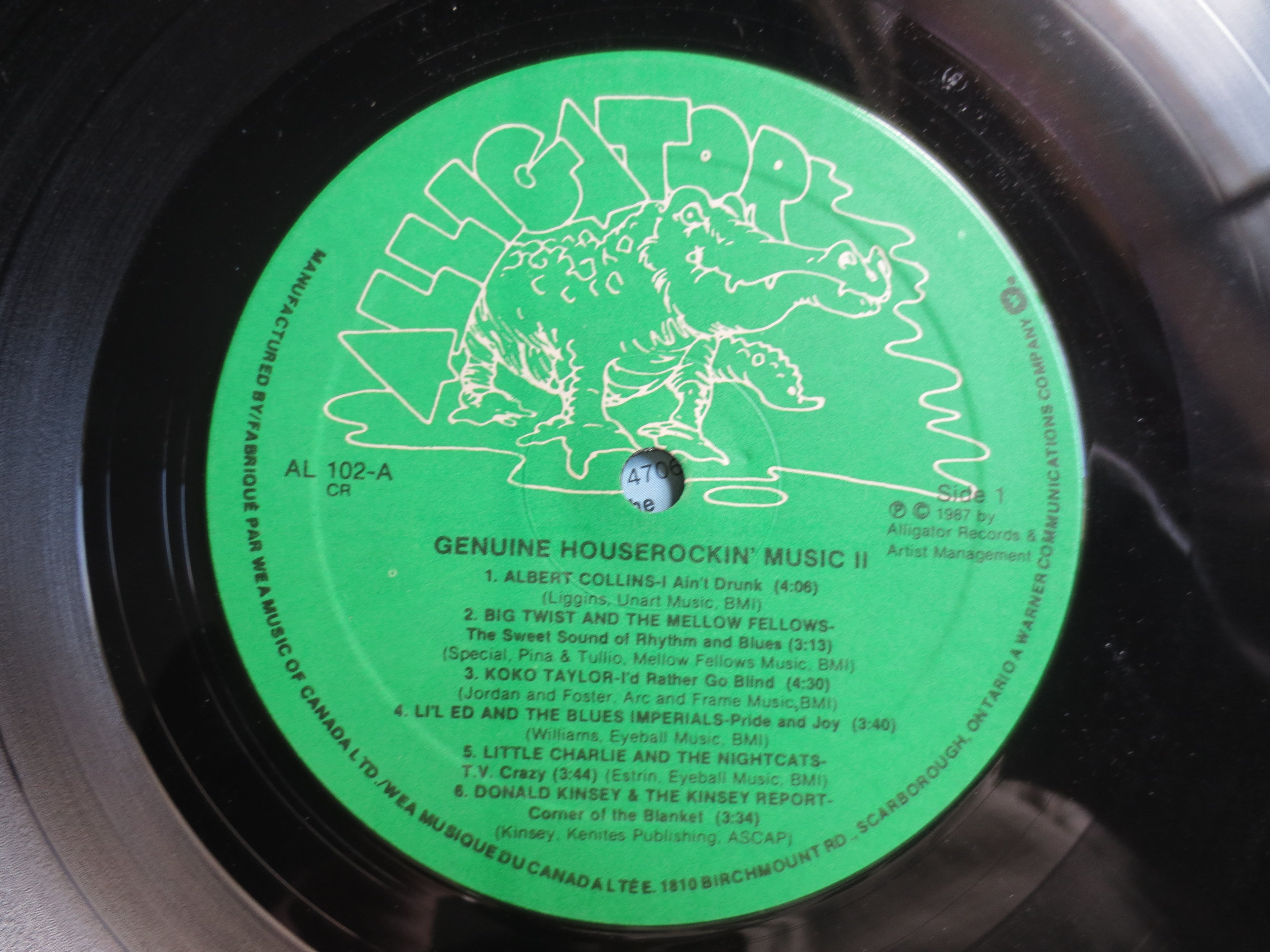 Various Artists – Genuine Houserockin' Music II (1987) Vinyl LP