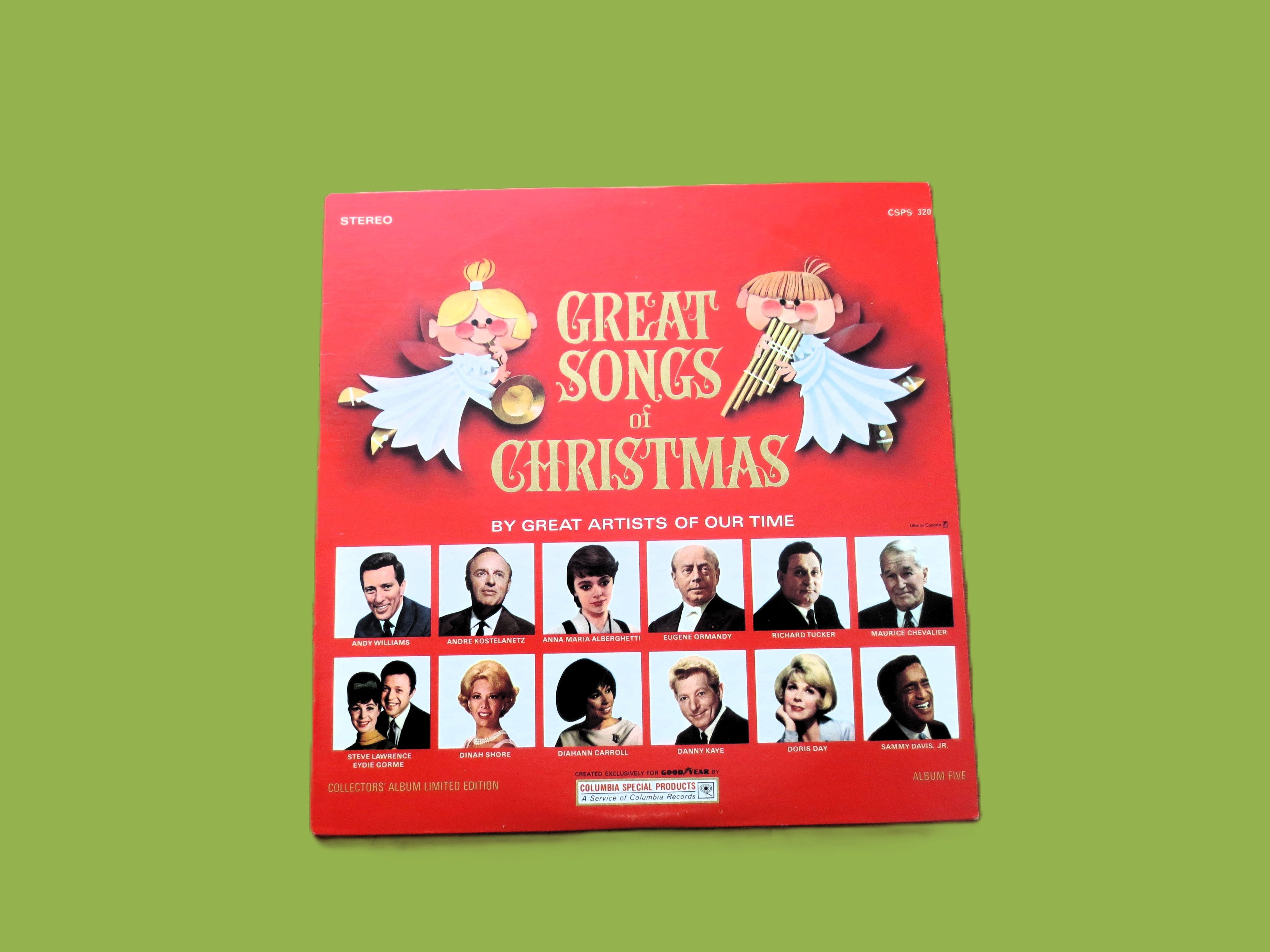 GREAT SONGS of CHRISTMAS, Album 5, Vintage Album, 1966 Records, Vinyl Lp, 007