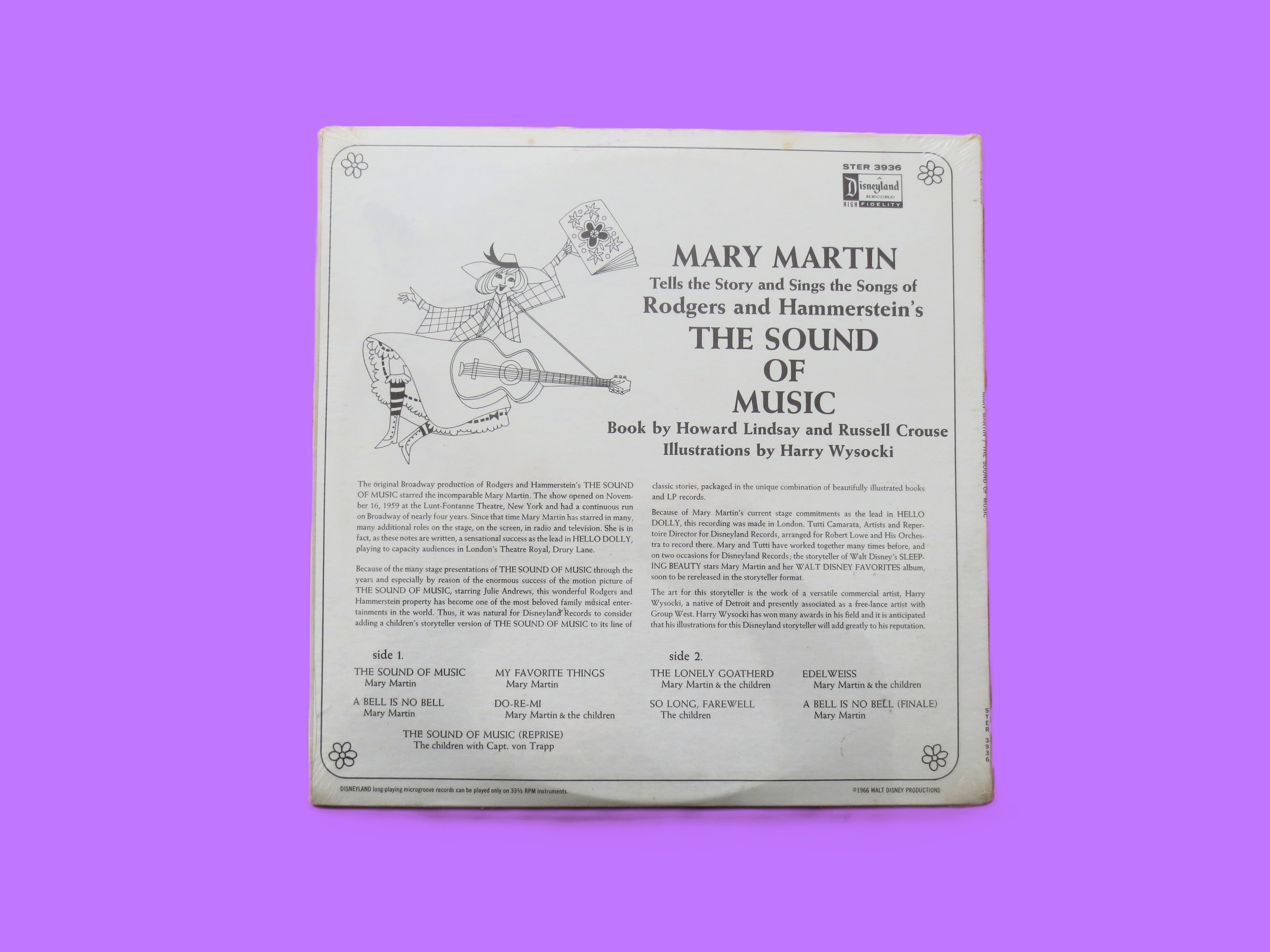 Mary Poppins – Disneyland (1966) Vinyl LP — Factory Sealed