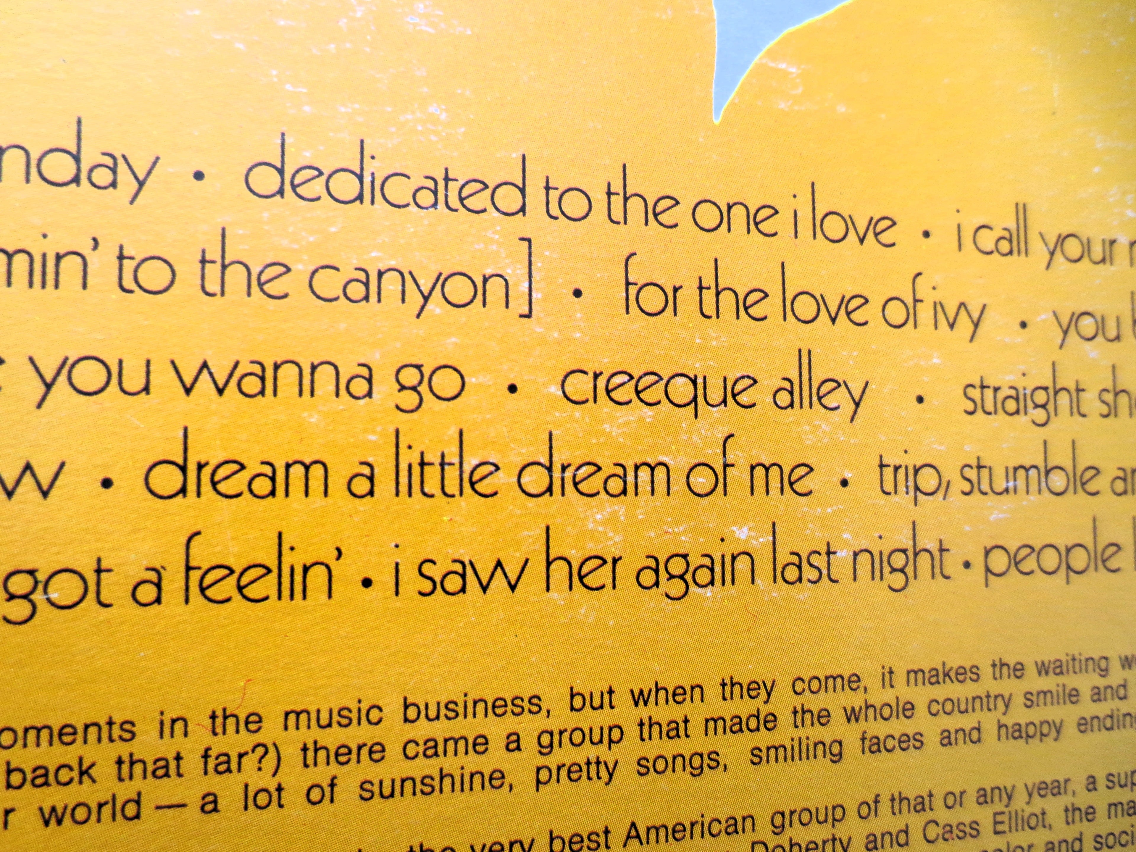 The MAMAS and the PAPAS, 20 GOLDEN Hits, 2 Discs, Vintage Album, 1973 Records, Vinyl Lp