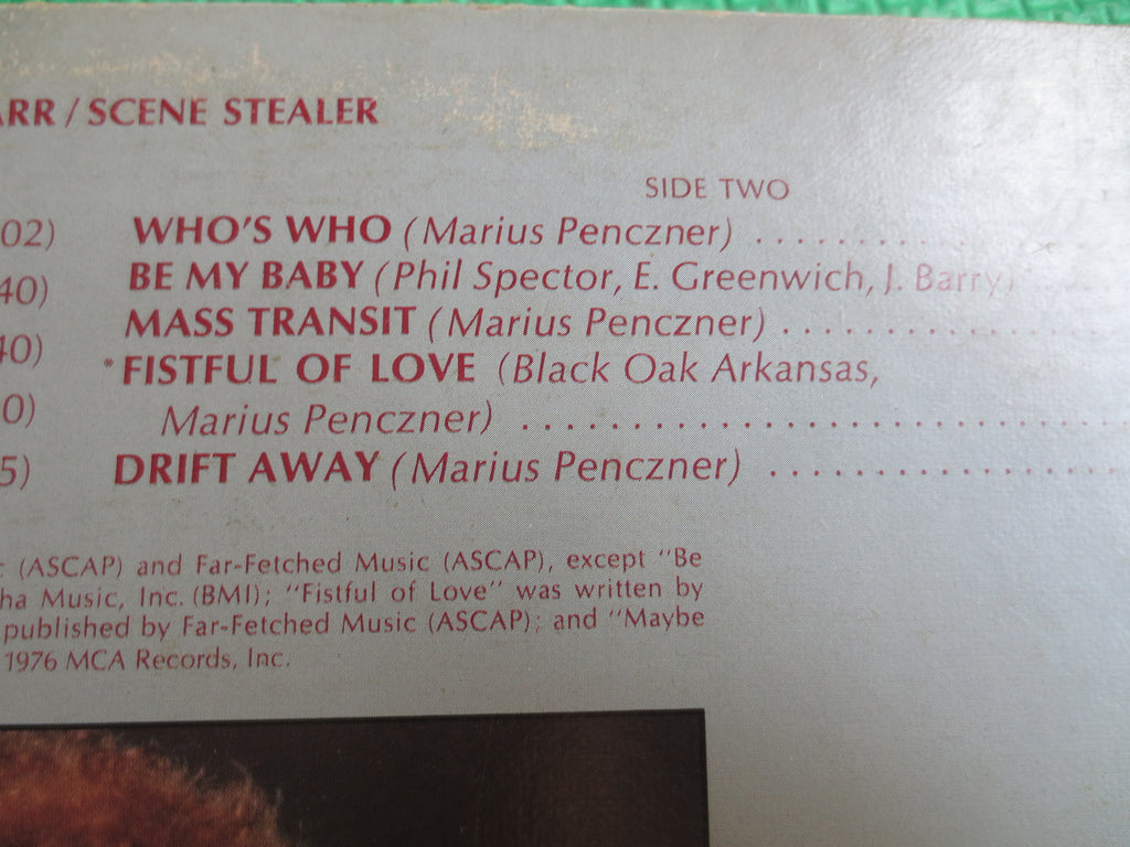 RUBY STARR, Scene STEALER, Ruby Starr Record, Ruby Starr Album, Ruby Starr Lp, Rock Record, Southern Rock Record, Rock Lp, 1976 Records