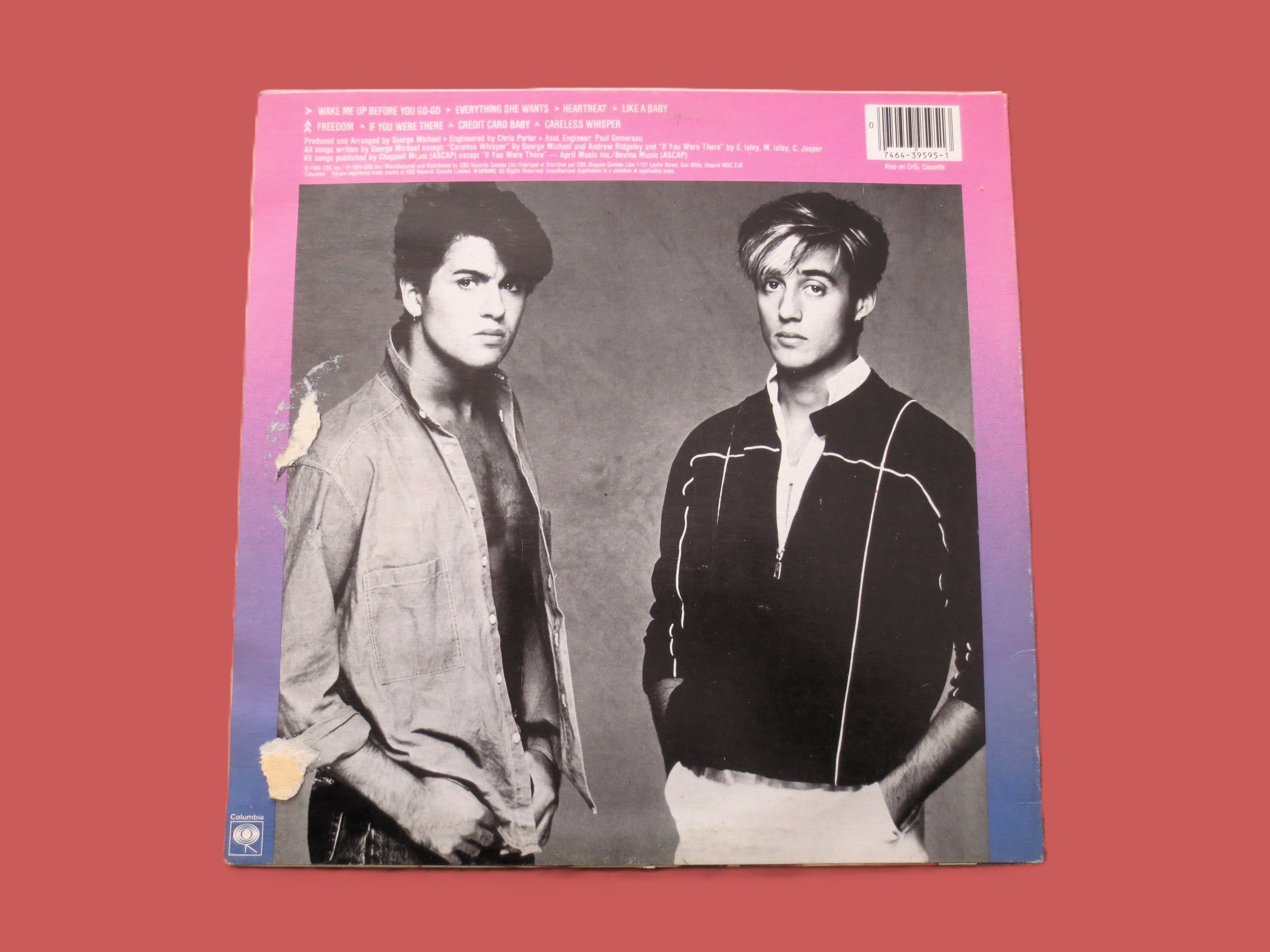 WHAM, MAKE it BIG, Pop Music, Vintage Album, 1984 Record, Vinyl Lp