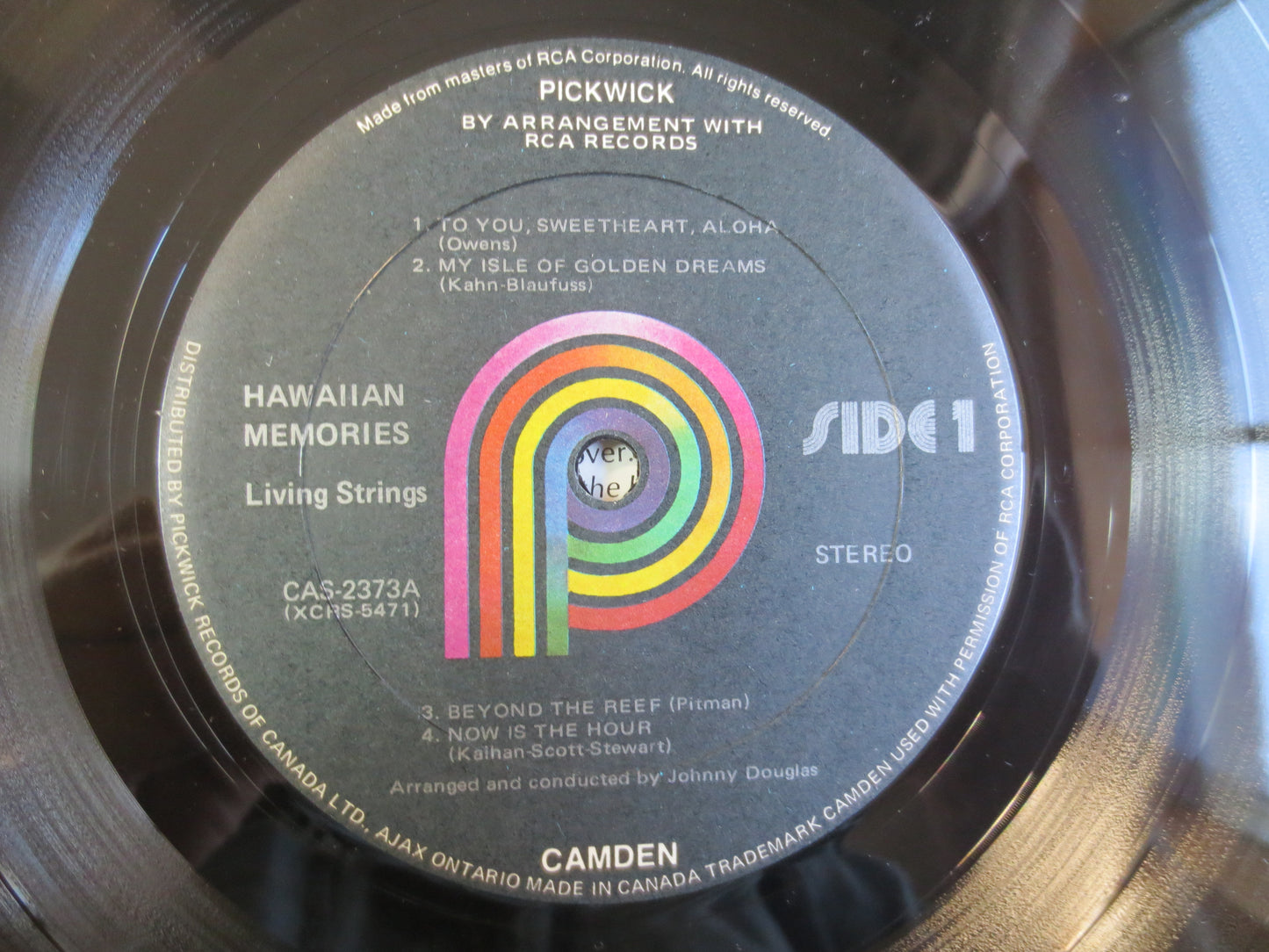HAWAIIAN MEMORIES, Living STRINGS, Hawaiian Records, Hawaiian Albums, Hawaiian Lps, Hawaiian Music, Hawaiian Songs, Vinyl Lp, 1975 Records