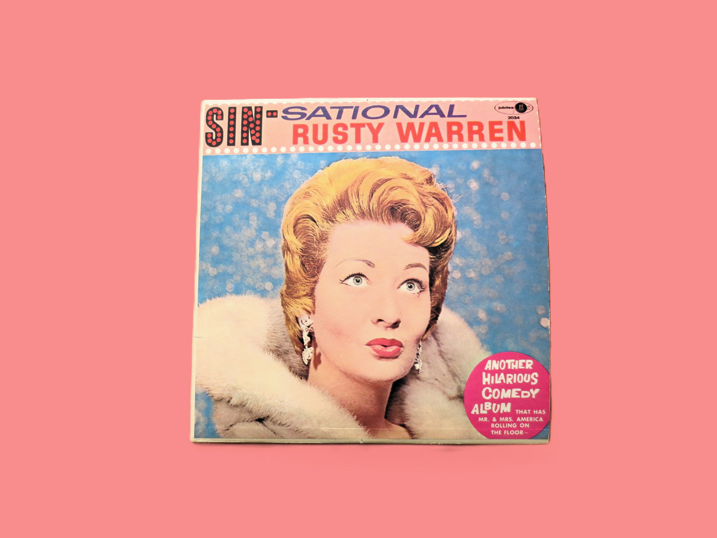 RUSTY WARREN, SINSATIONAL, Comedy Album, 1961 Record, Vinyl Lp