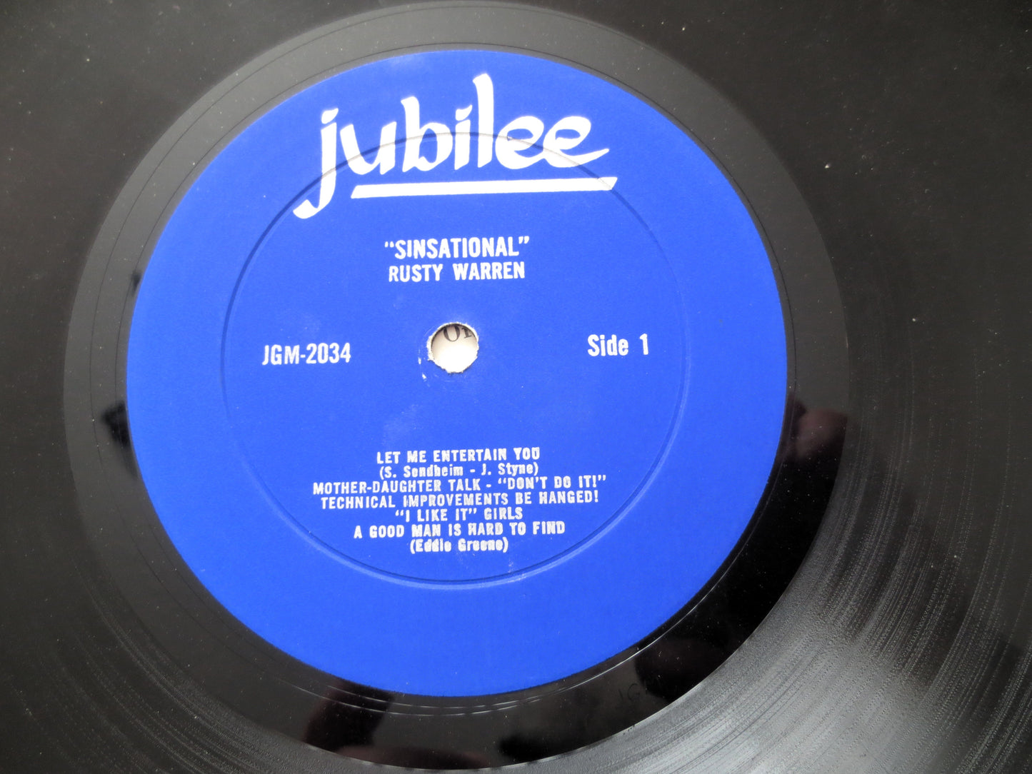 RUSTY WARREN, SINSATIONAL, Comedy Album, 1961 Record, Vinyl Lp