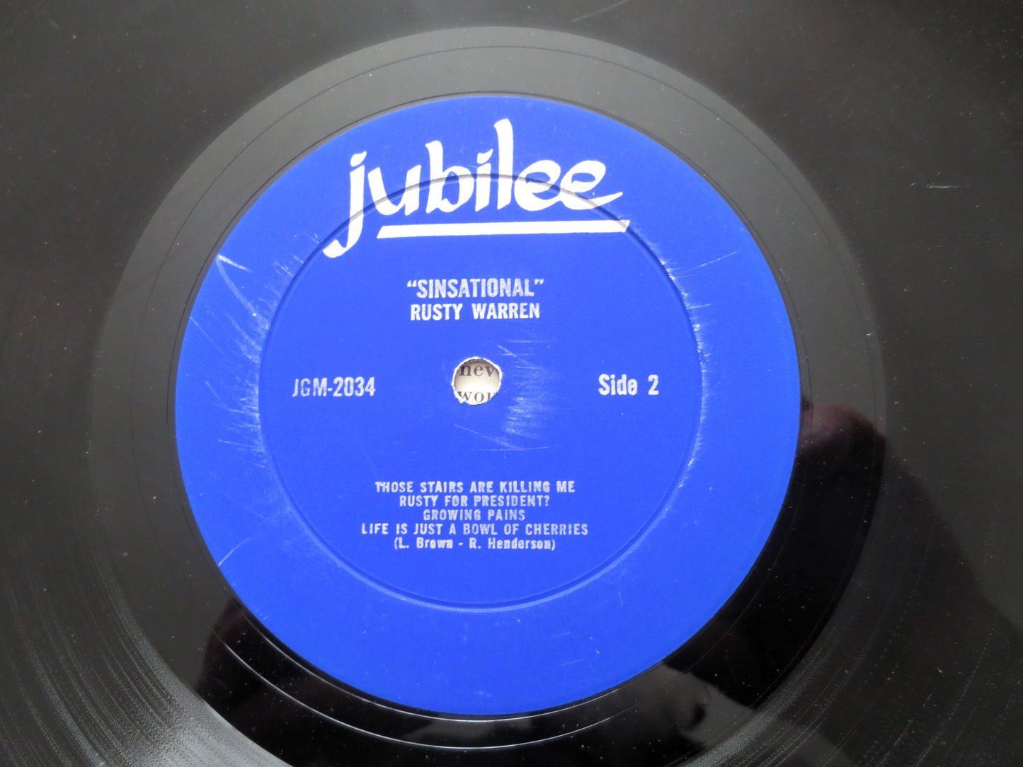 RUSTY WARREN, SINSATIONAL, Comedy Album, 1961 Record, Vinyl Lp