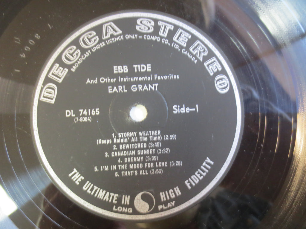 Earl Grant – Ebb Tide (1961) Vinyl LP