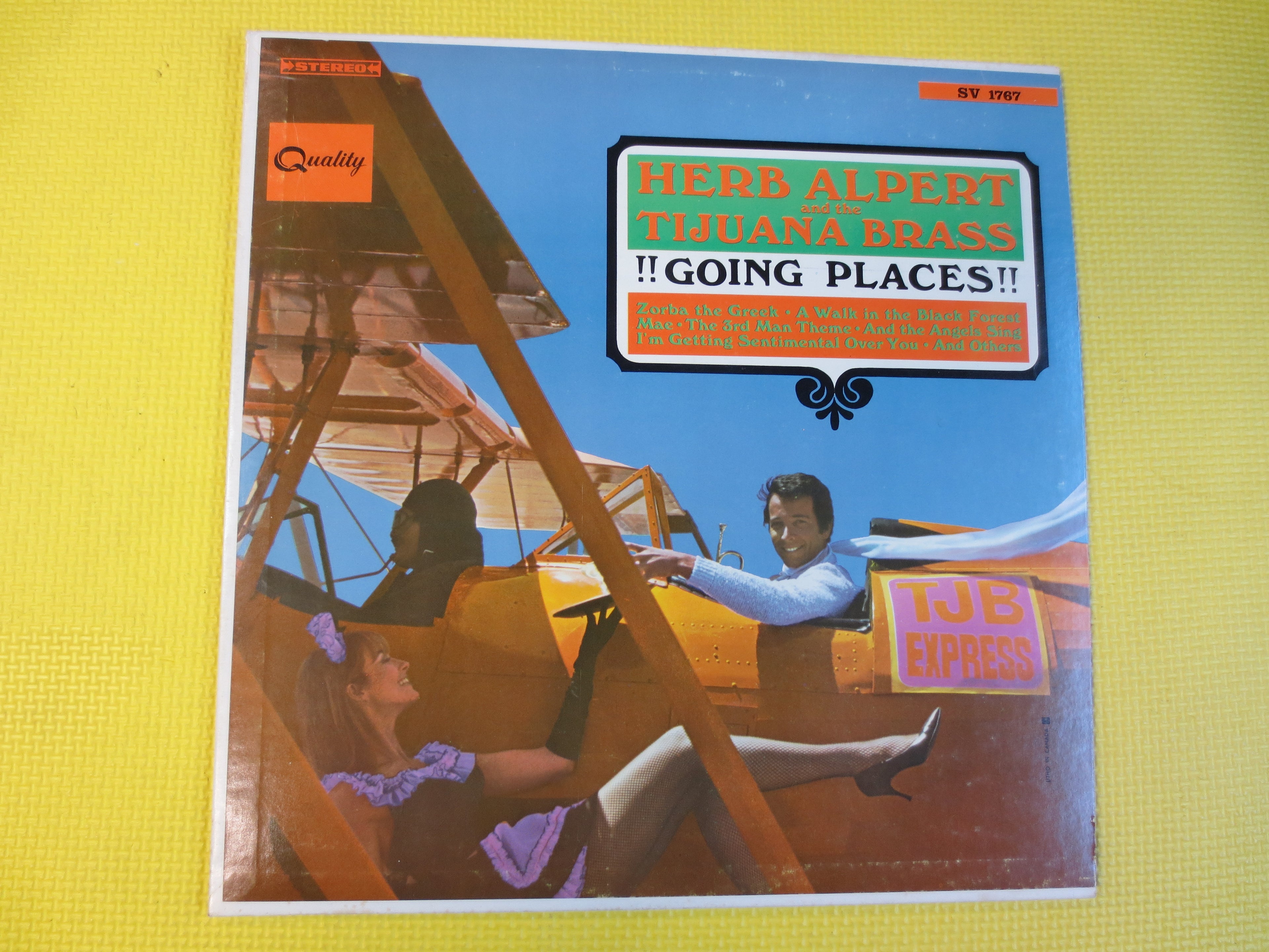HERB ALPERT & Tijuana Brass, Going Places, Vintage Album, 1965 Record, Vinyl Lp