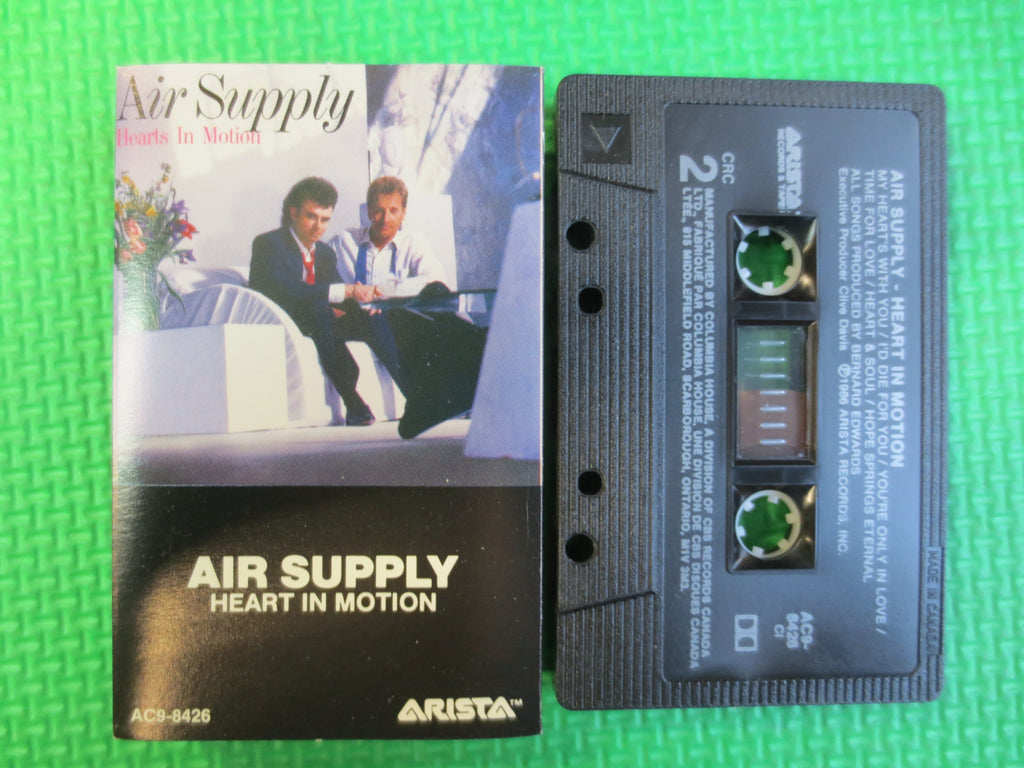Air Supply – Hearts in Motion (1986) Cassette