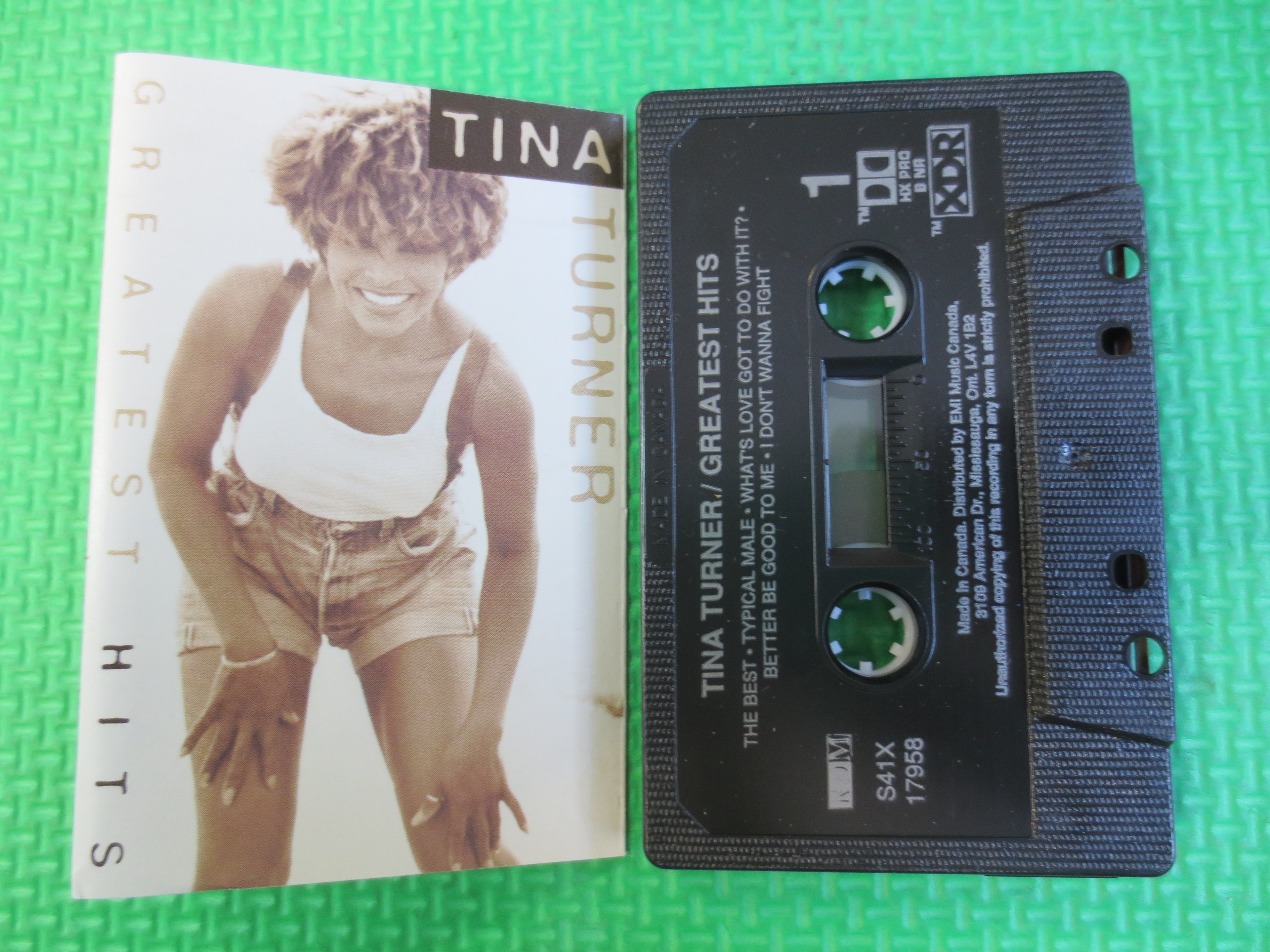TINA TURNER, GREATEST Hits, 1994 Cassette Tape, Vintage Cassette