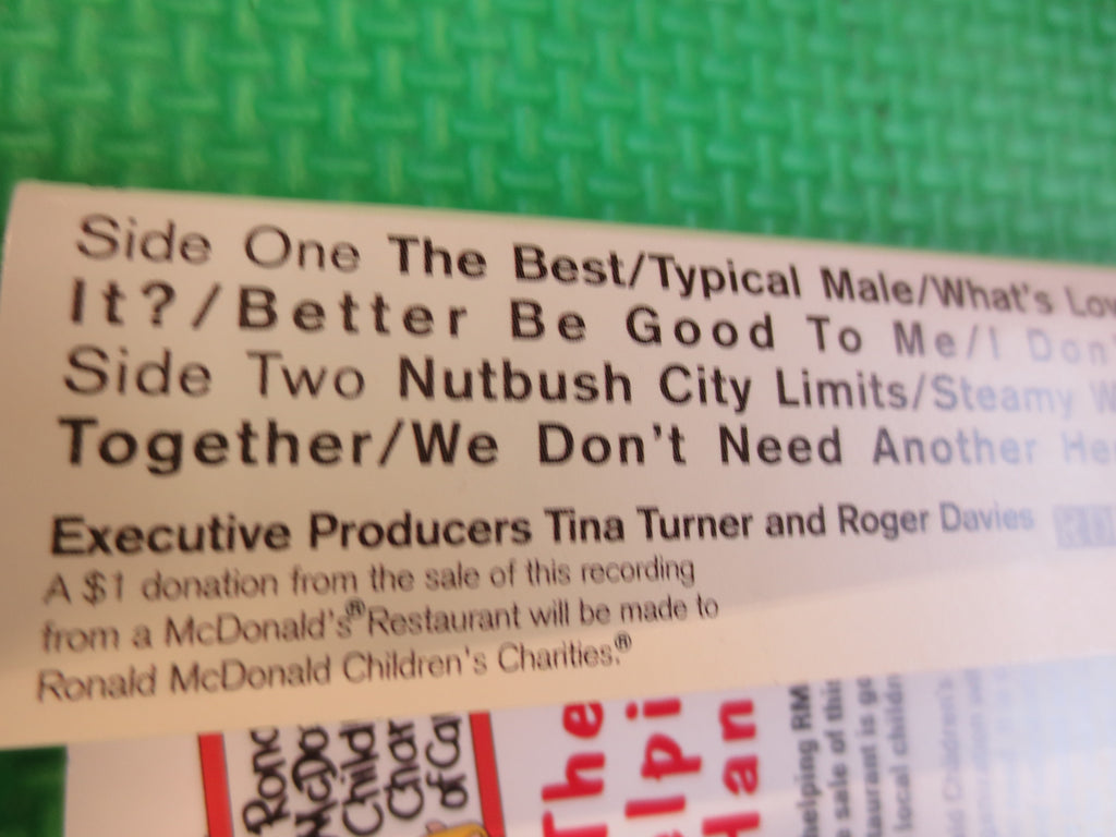 TINA TURNER, GREATEST Hits, 1994 Cassette Tape, Vintage Cassette