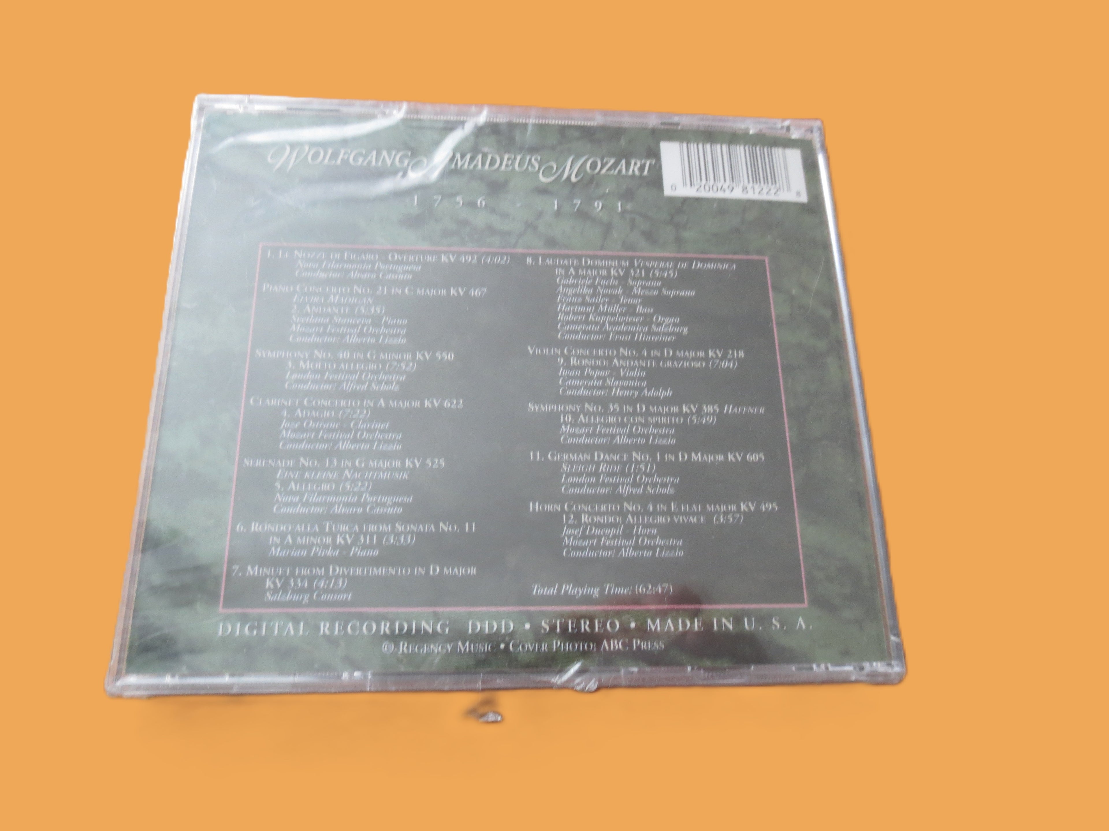 Mozart – The Masterpiece Collection (c.1996) CD — Factory Sealed