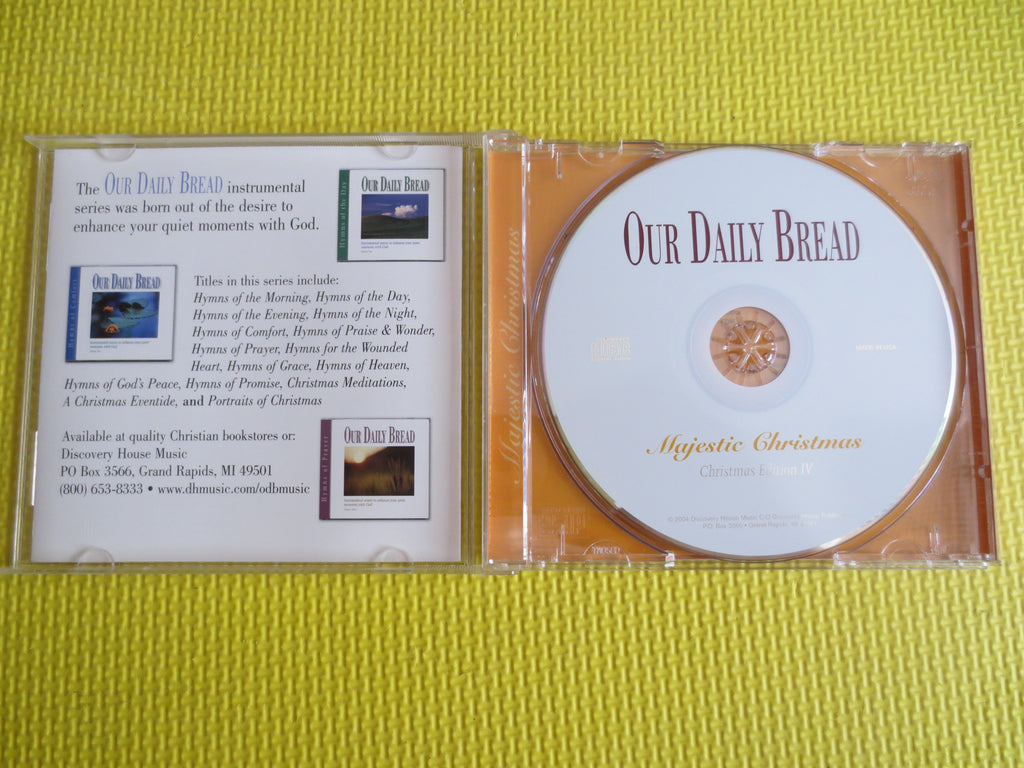 OUR DAILY BREAD, Majestic Christmas, 2004 Compact Disc, Vintage Cd