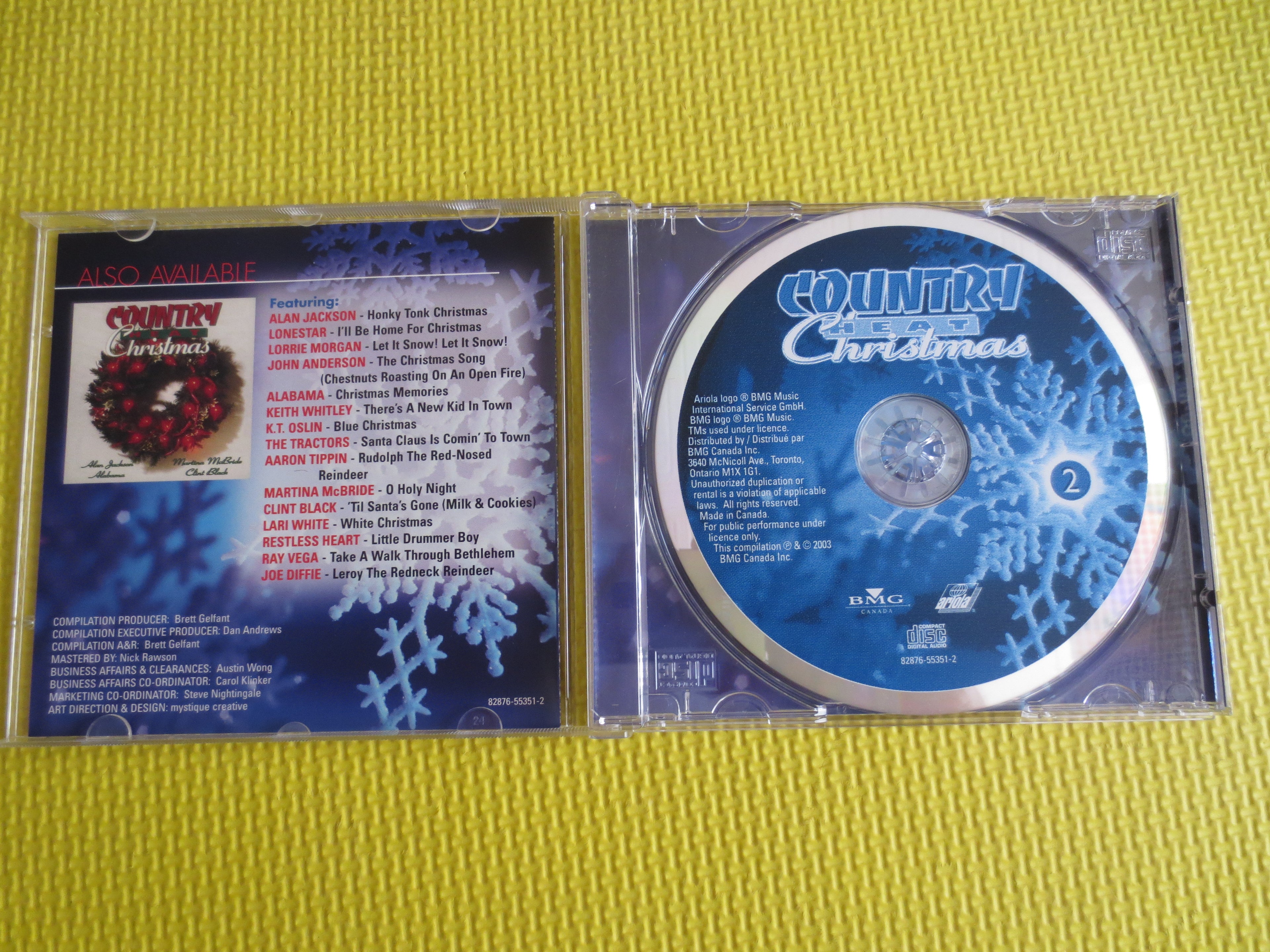COUNTRY HEAT CHRISTMAS 2, 2003 Compact Disc, Vintage Cd