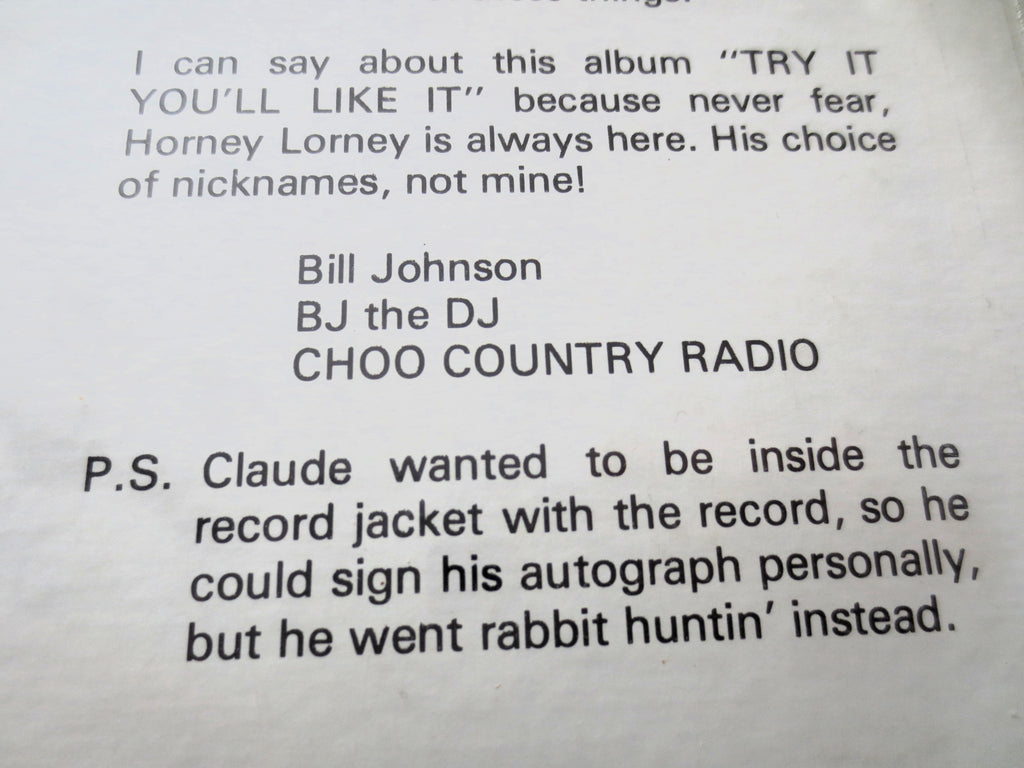 The Lorne Hachey Show – CHOO Country Radio (c.1975) Vinyl LP — Factory Sealed