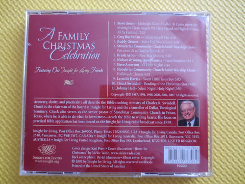 A FAMILY CHRISTMAS CELEBRATION, 2007 Compact Disc, Vintage Cd