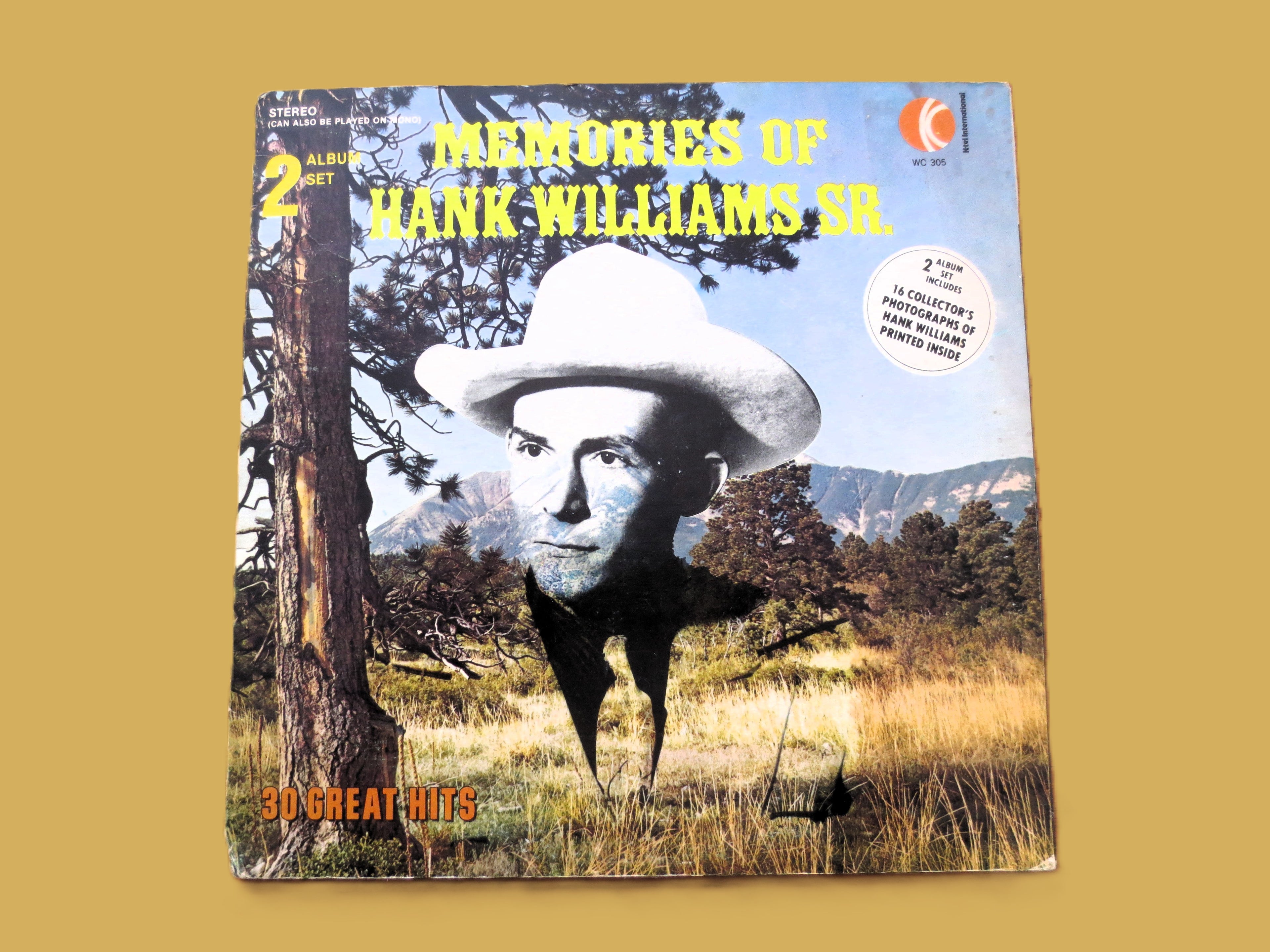Hank Williams – Memories (K-Tel, 1973) Vinyl 2xLP