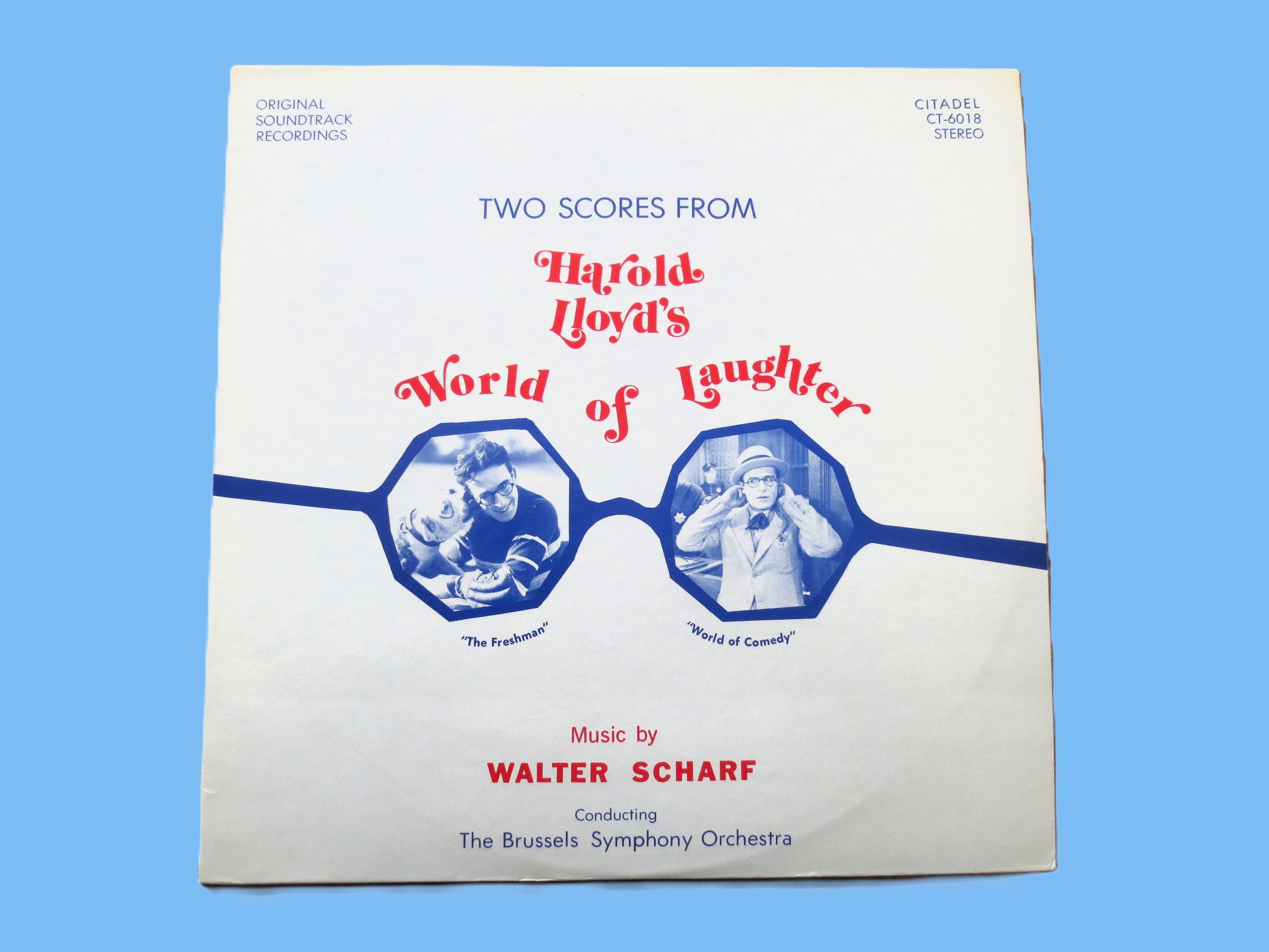 HAROLD LLOYD, World Of Laughter, Vintage Album, 1977 Record, Vinyl Lp