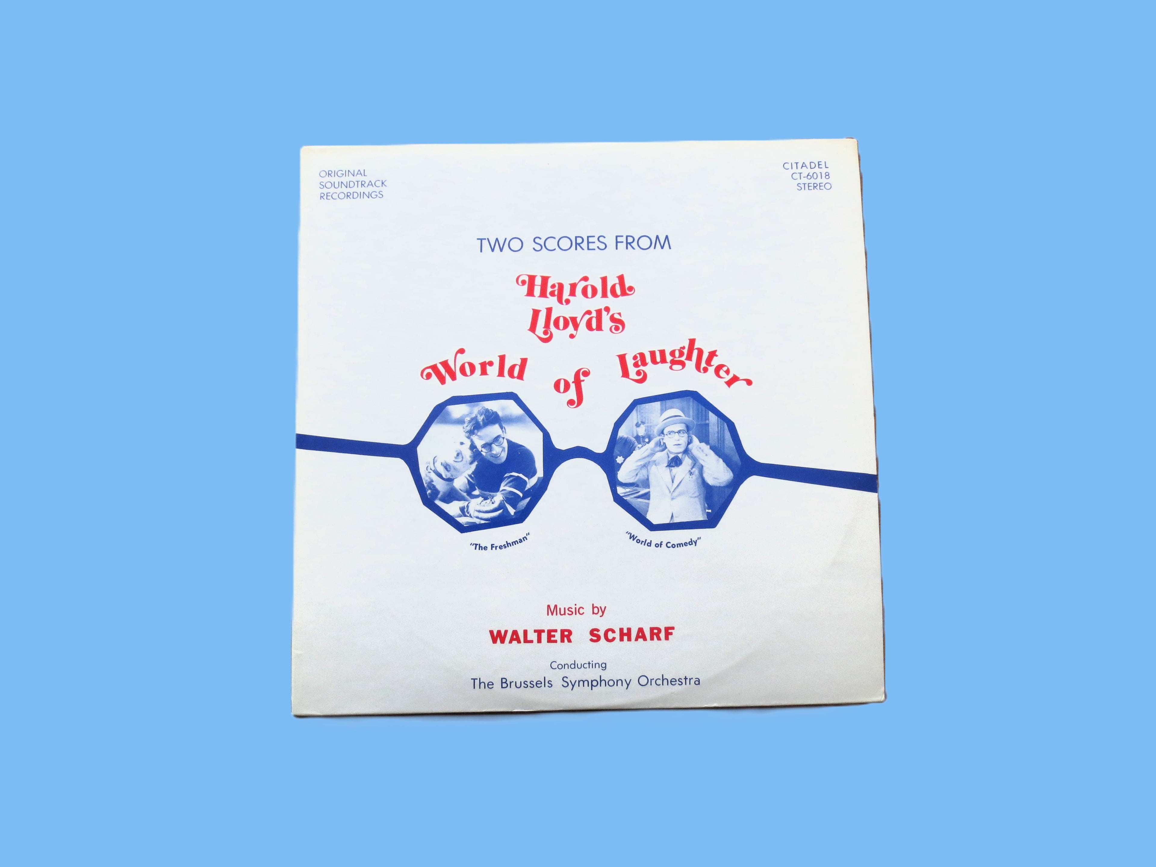 HAROLD LLOYD, World Of Laughter, Vintage Album, 1977 Record, Vinyl Lp
