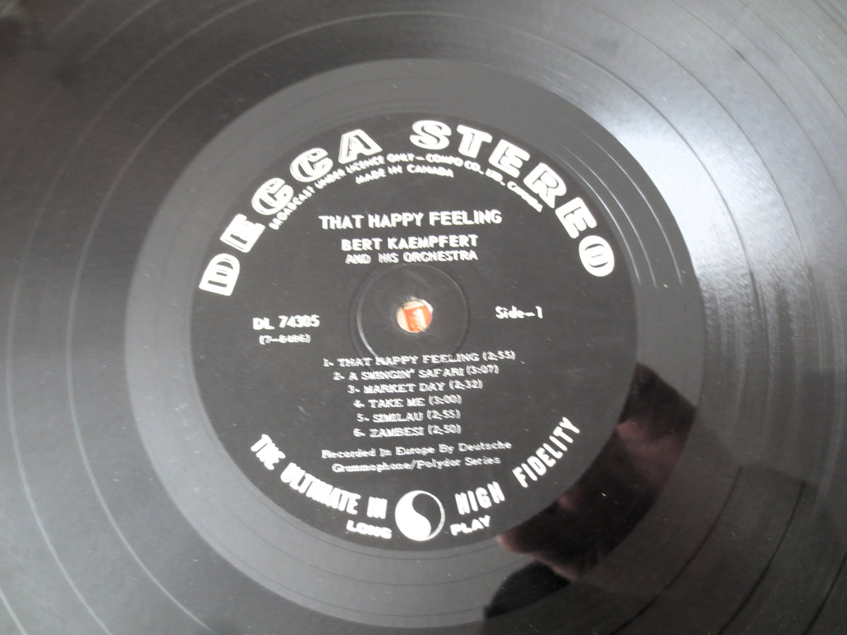 Bert Kaempfert – That Happy Feeling (1962) Vinyl LP