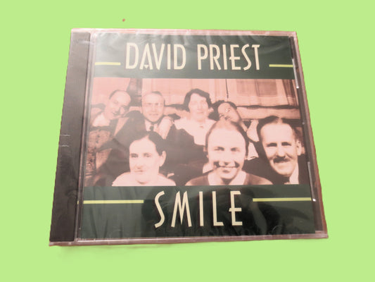 DAVID PRIEST, Factory SEALED, Smile, 2002 Compact Disc, Vintage Cd