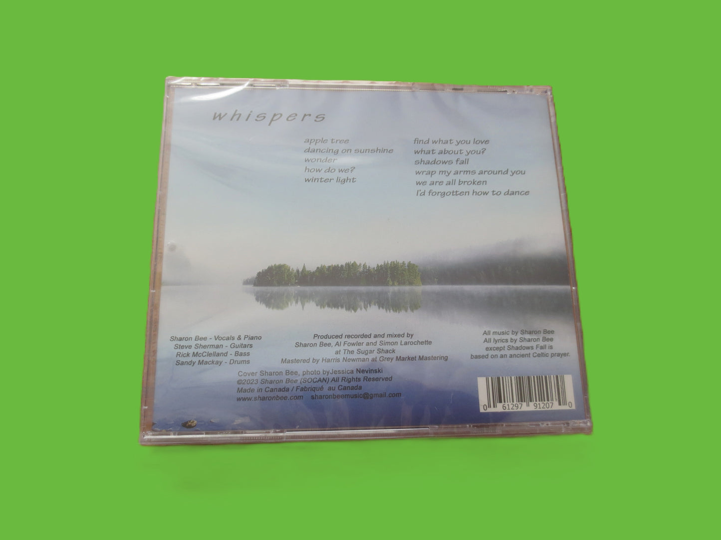 SHARON BEE, Factory SEALED, Whispers, 2023 Compact Disc