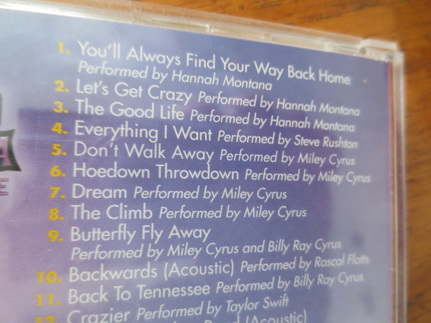 HANNAH MONTANA, The MOVIE, Miley Cyrus, 2009 Compact Disc, Vintage Cd
