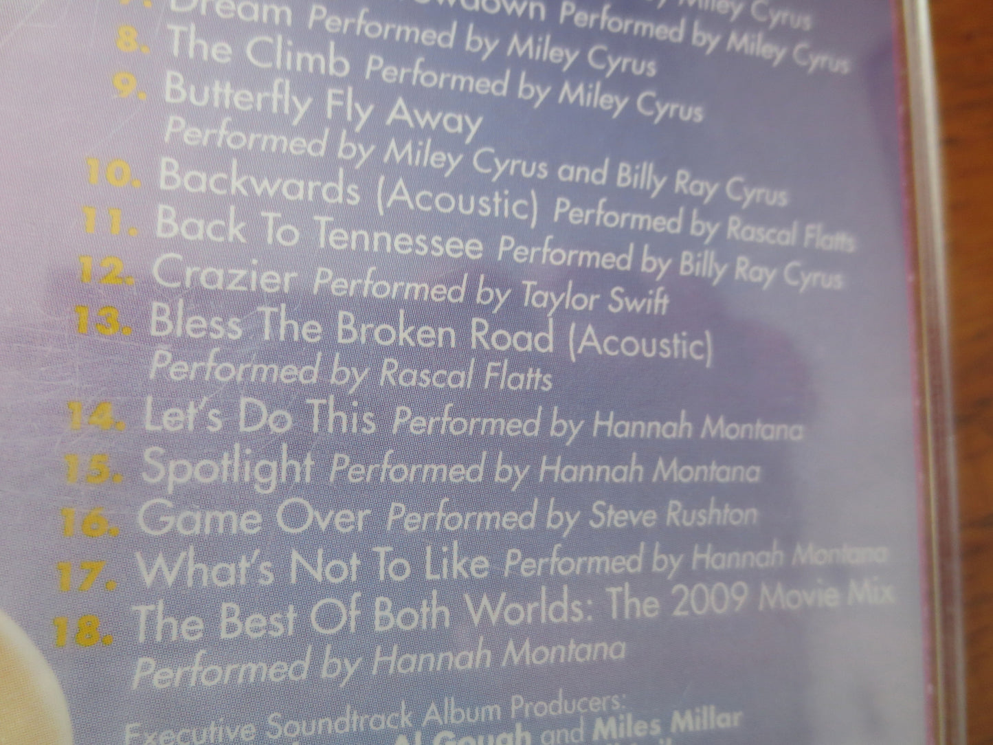 HANNAH MONTANA, The MOVIE, Miley Cyrus, 2009 Compact Disc, Vintage Cd