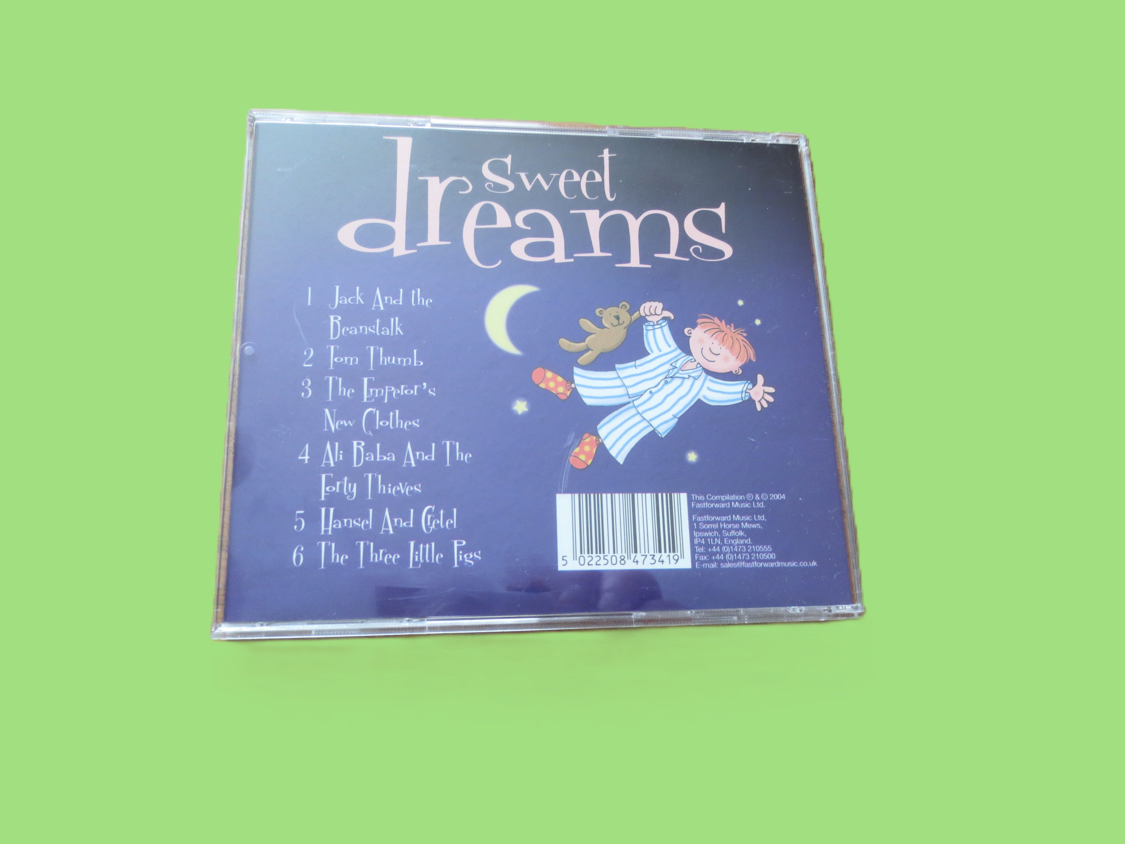 SWEET DREAMS, Stories for Bedtime, Volume Three, Children's Story, 2004 Compact Disc, Vintage Cd