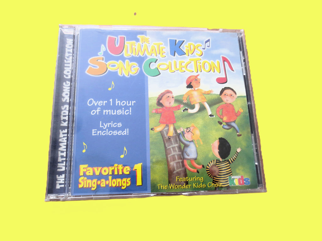 The Ultimate KIDS SONG COLLECTION, Volume 1, Children's Music, 2000 Compact Disc, Vintage Cd