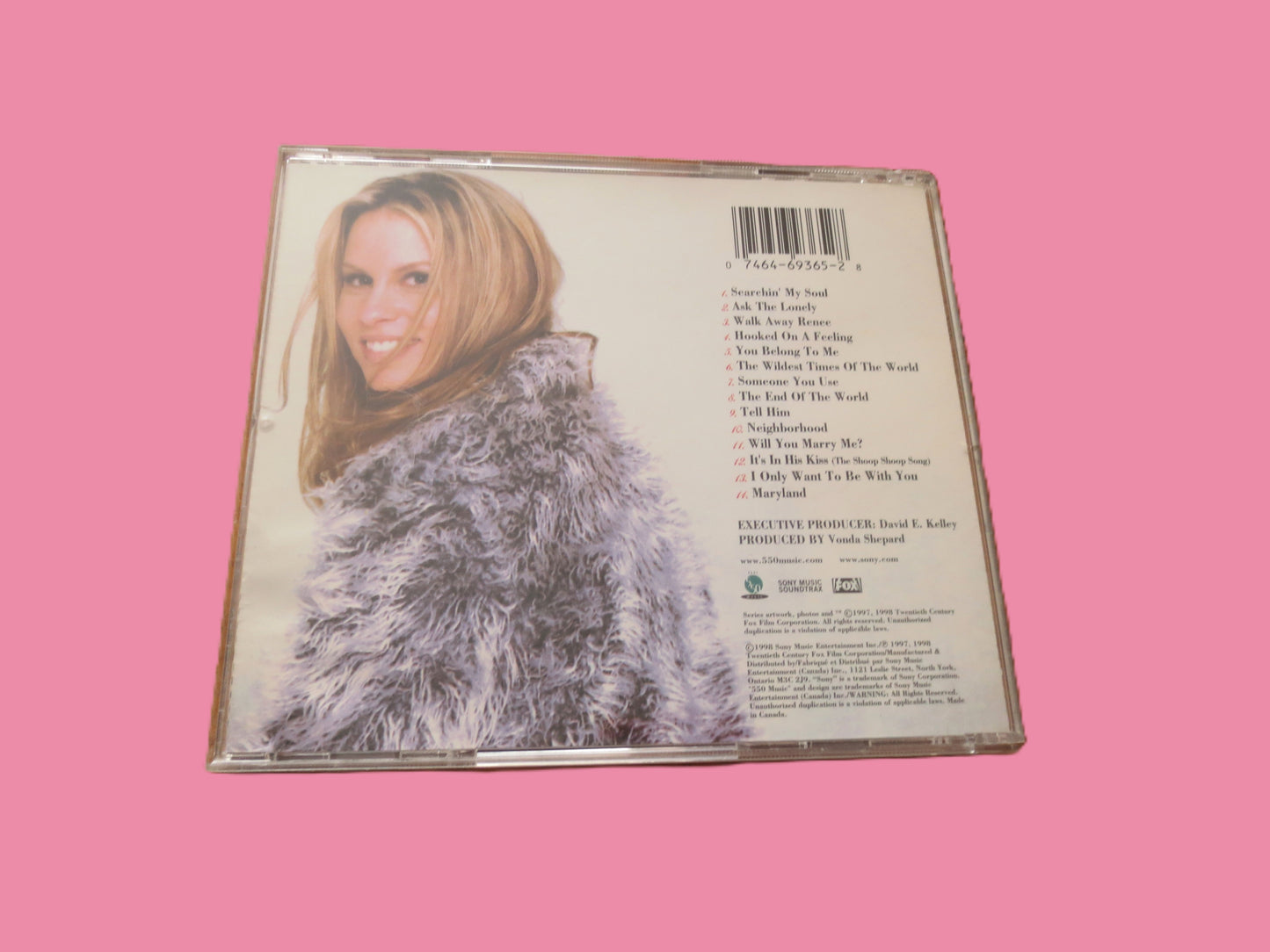 ALLY McBEAL, SONGS, Vonda Sheppard, 1998 Compact Disc, Vintage Cd