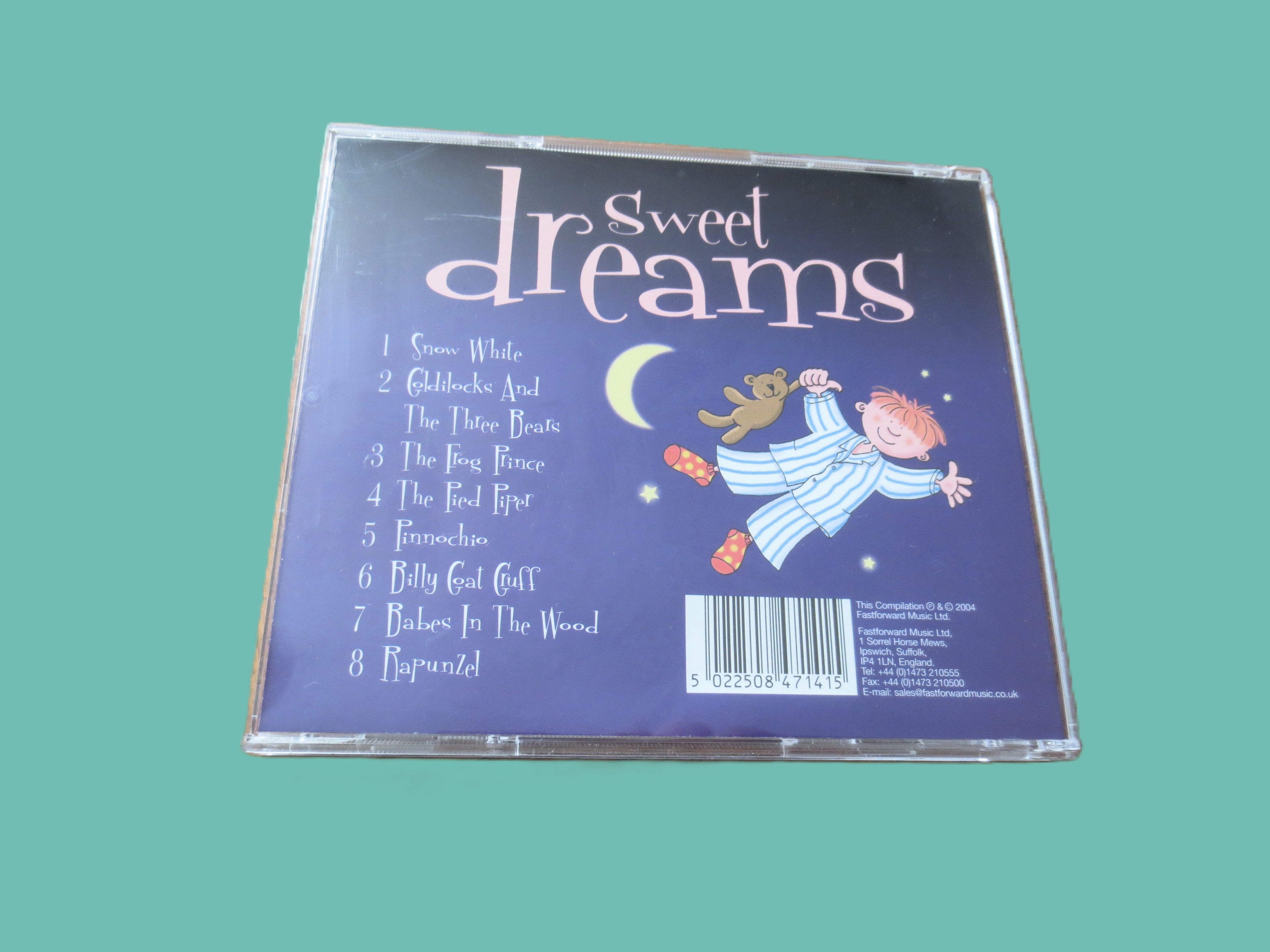 SWEET DREAMS, Stories for Bedtime, Volume One, Children's Story, 2004 Compact Disc, Vintage Cd