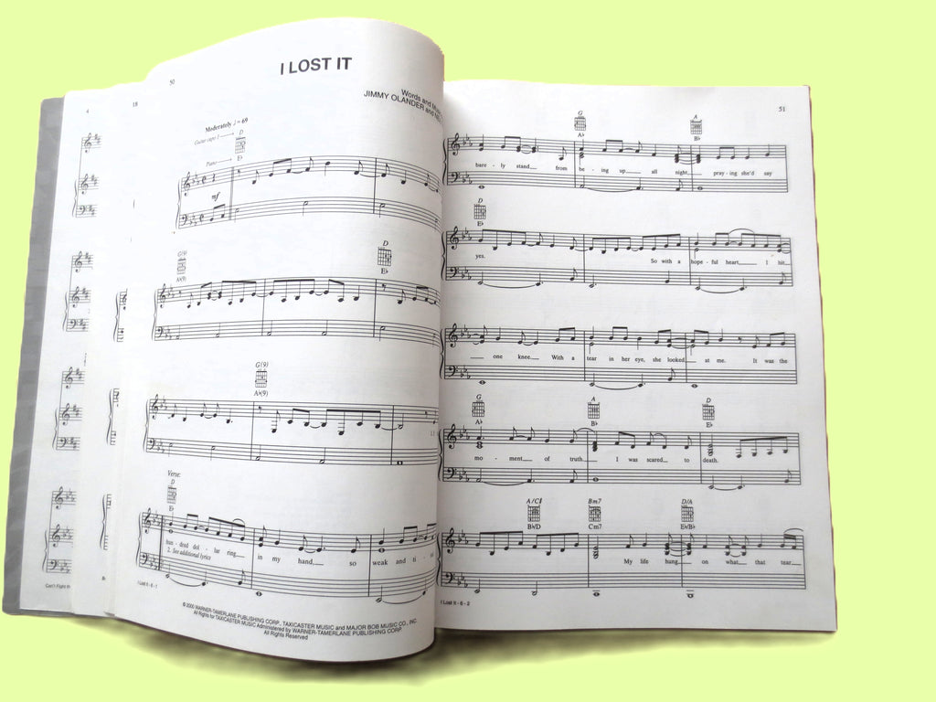 Smash Country Hits 2001 – Sheet Music Book (Piano/Vocal/Chords)